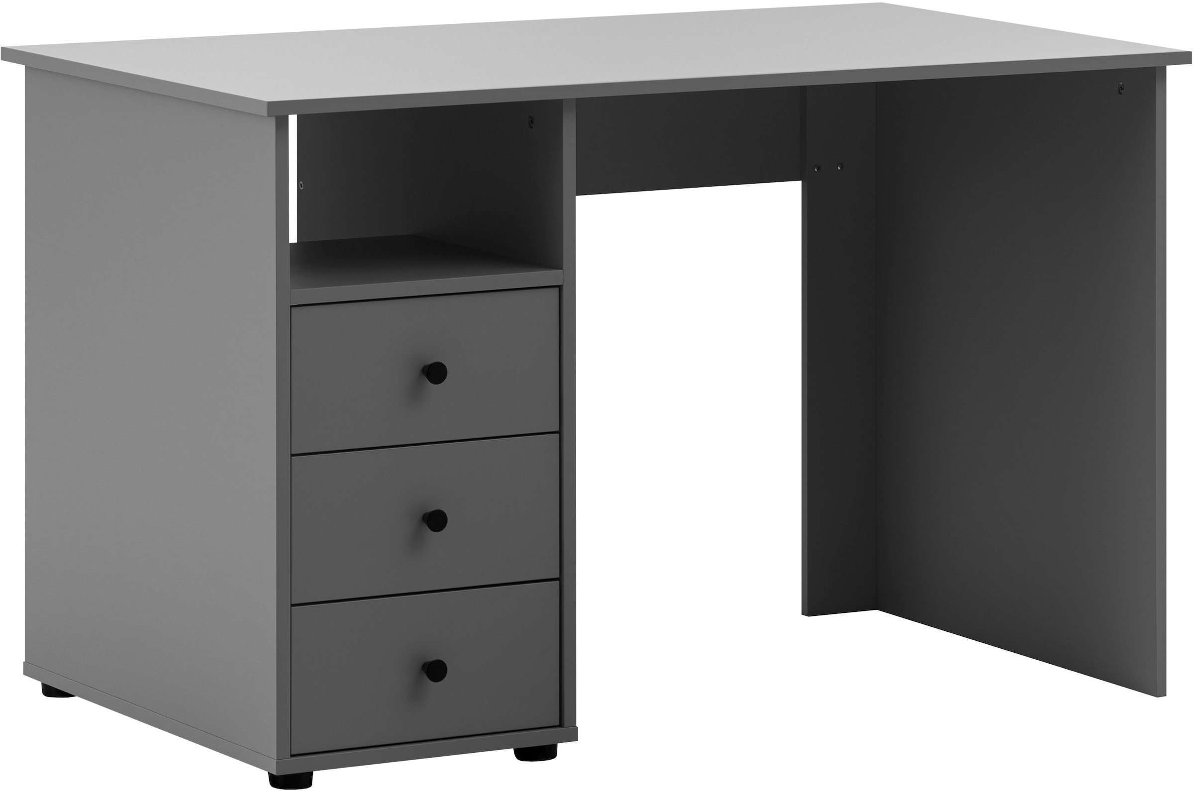 Schildmeyer Bureau »Smash, Breite 115 cm« 3 Schubladen mit Teilauszug und Metallbeschlägen