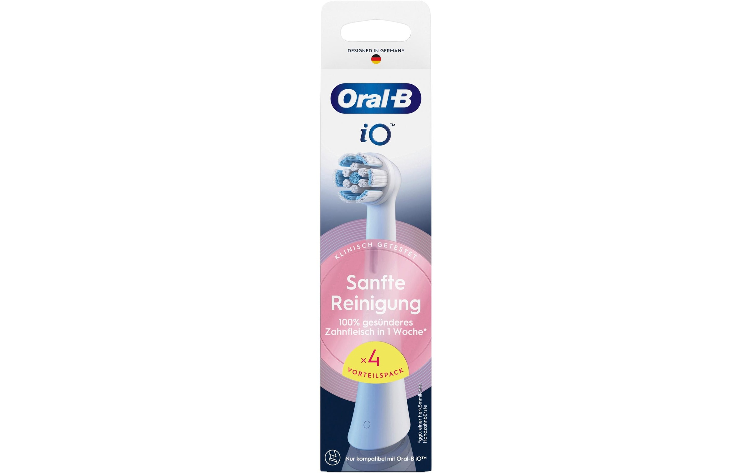 Oral-B Brosse emboîtable »iO Sanfte Reinigung 4 Stück«