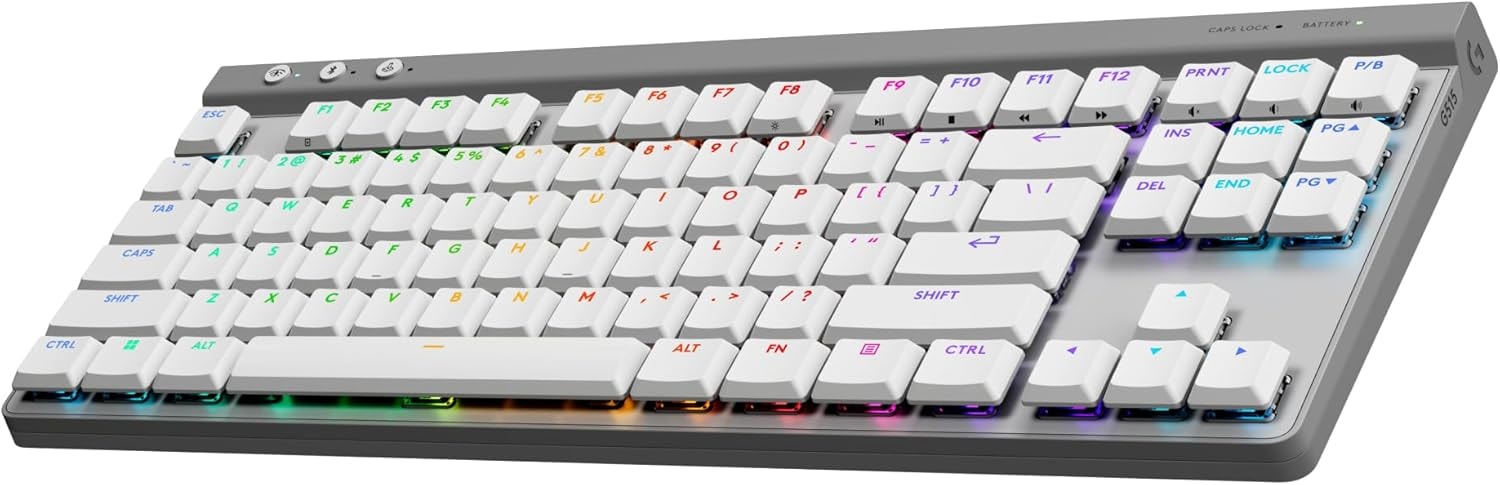 Logitech Gaming-Tastatur »G515 LIGHTSPEED TKL - WHITE - US INT'L - EMEA28i-935«