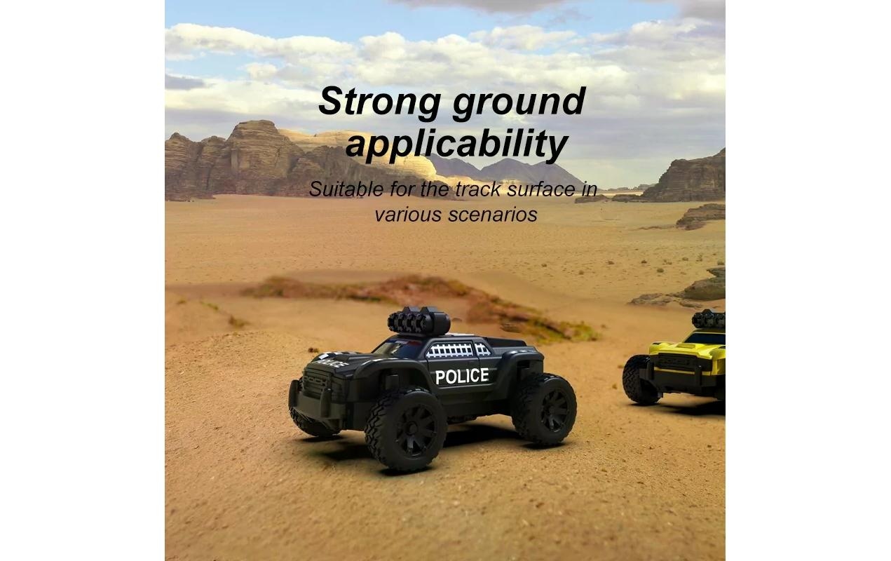 RC-Auto »Turbo Racing Micro Monster Truck C82, Police,«