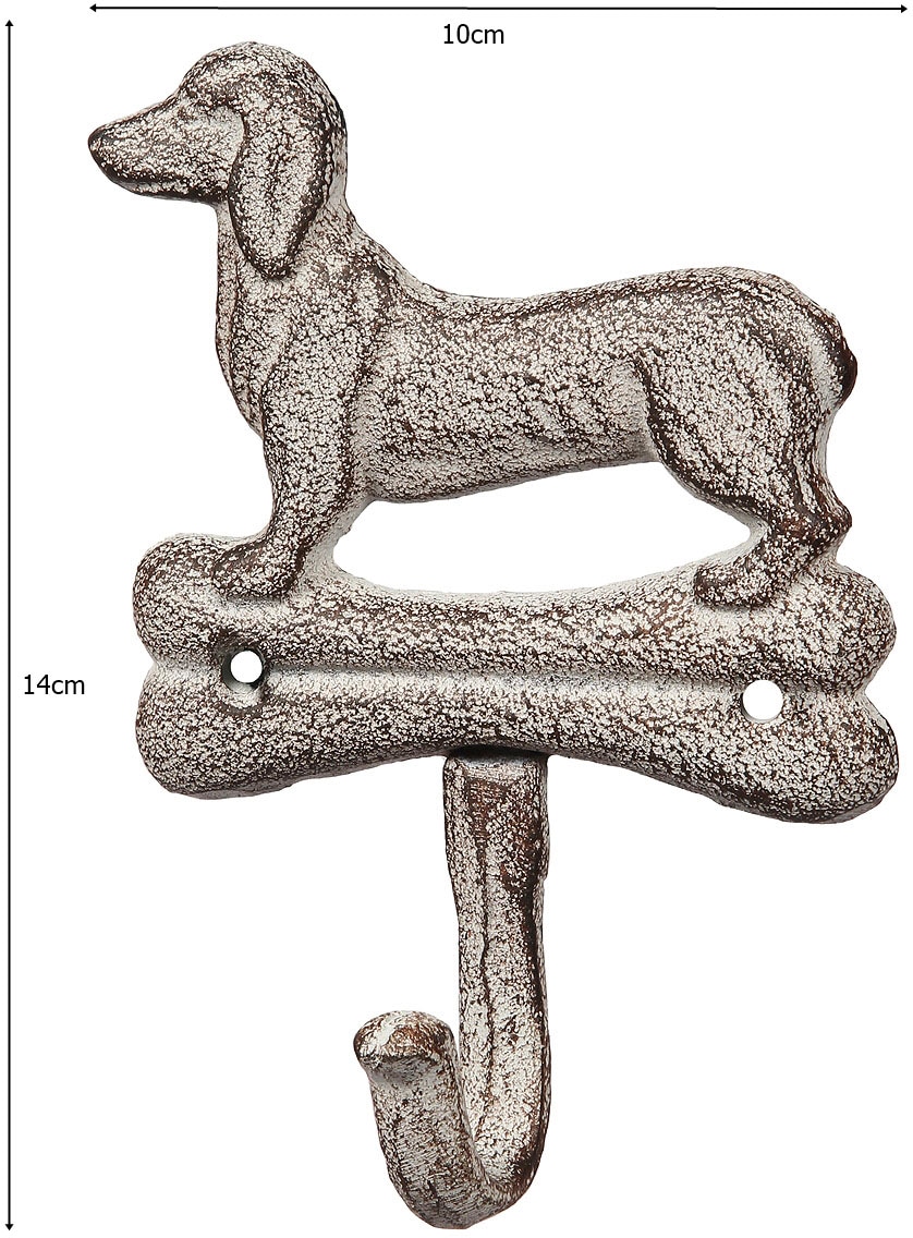 Ambiente Haus Wandhaken »Haken aus Gusseisen - Hund«