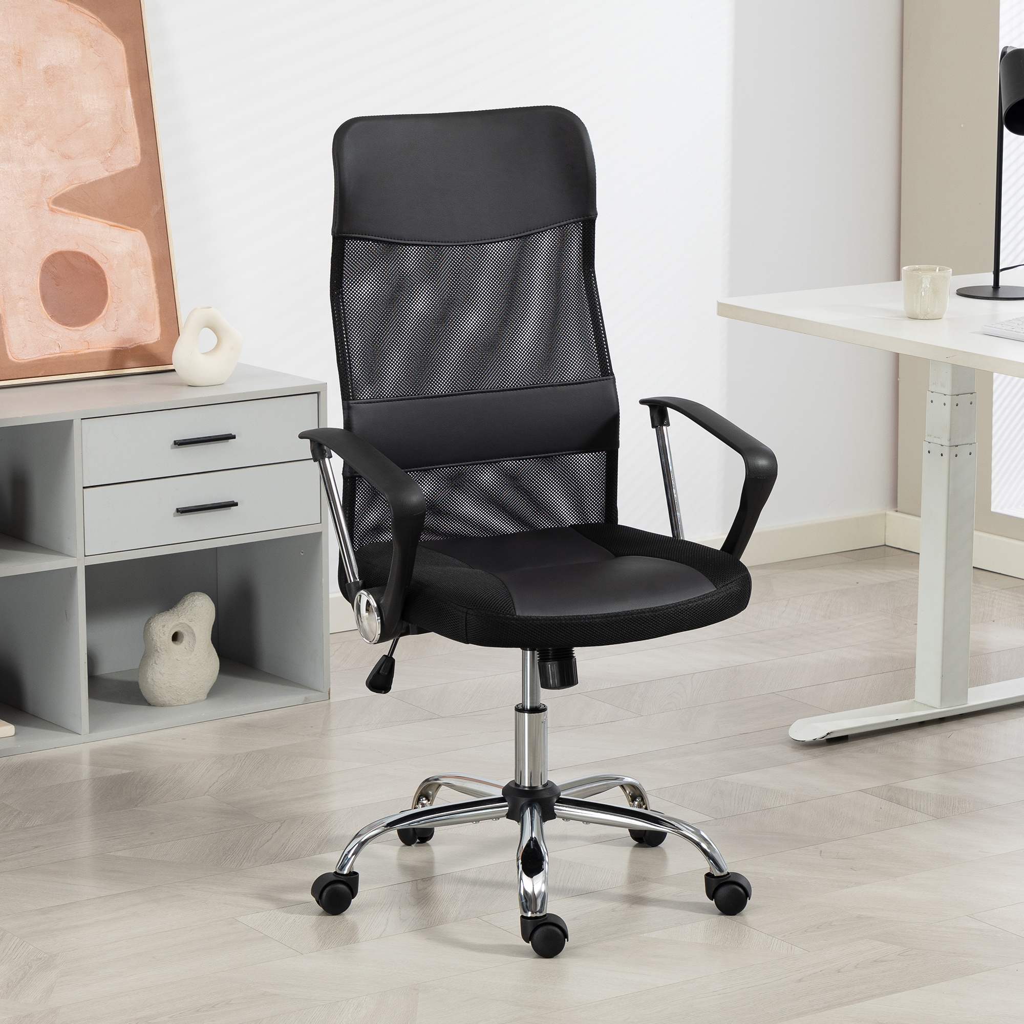 Duo Collection Bürostuhl »Regensburg« () mit verchromten Fusskreuz, Chefsessel