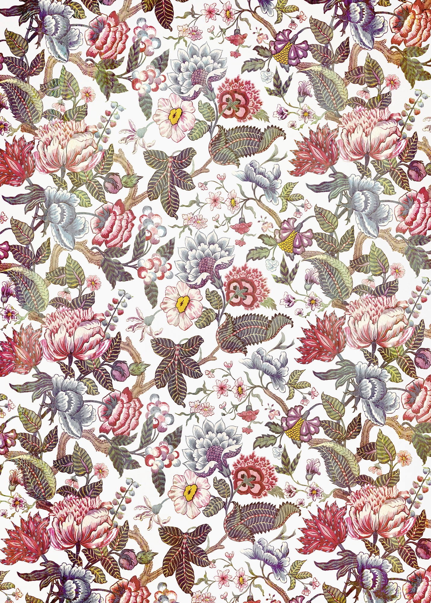 Image of Komar Vliestapete "Digitaldruck Vlies - Fleurs de Rêve - Grösse 200 x 280 cm" bedruckt glatt Wohnzimmer, Schlafzimmer