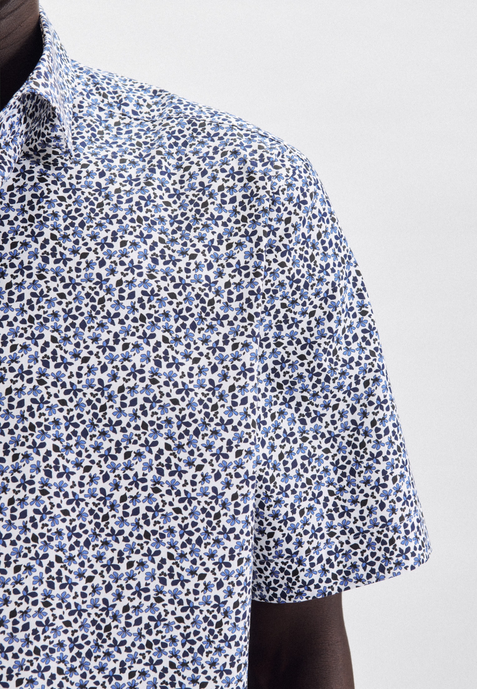 seidensticker Businesshemd »Regular« Regular 1/2 Kentkragen Druck