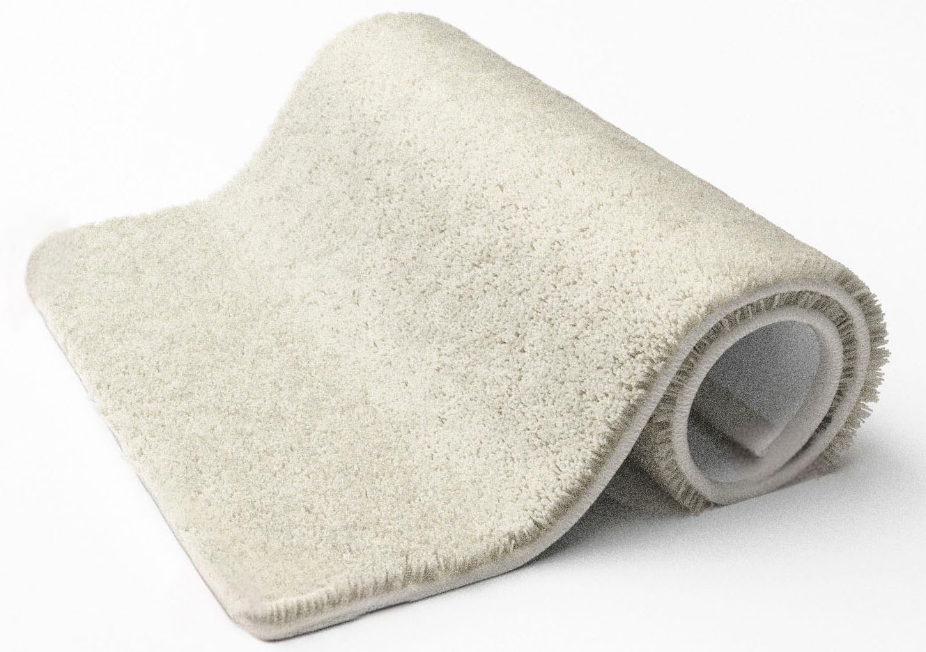 Grund Badematte »Melos, Badvorleger, Badezimmer Teppich, sehr weich«, rutschhemmend beschichtet, fussbodenheizungsgeeignet, melierte Optik, sehr weicher Flor, Melange-Effekt, Made in Europe