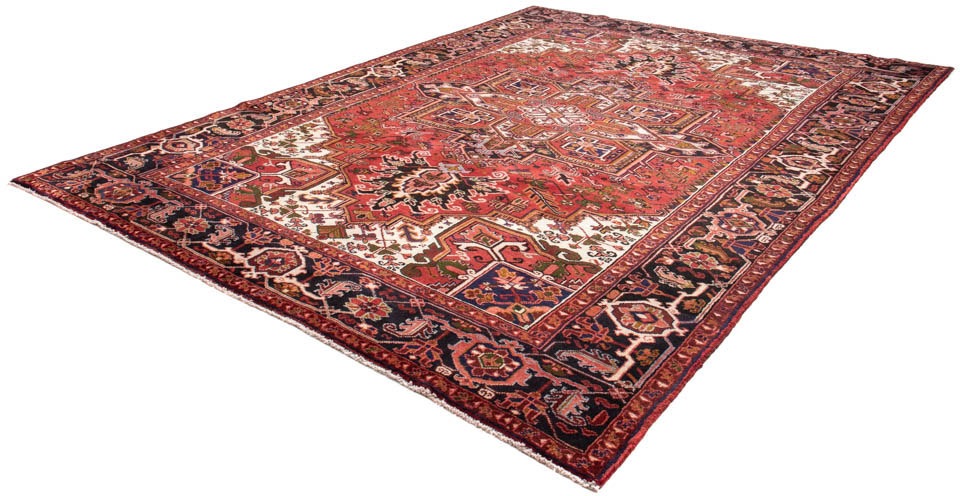Image of morgenland Orientteppich »Perser - Nomadic - 348 x 257 cm - dunkelrot«, rechteckig, 10 mm Höhe, Wohnzimmer, Handgeknüpft, Einzelstück mit Zertifikat bei Ackermann Versand Schweiz