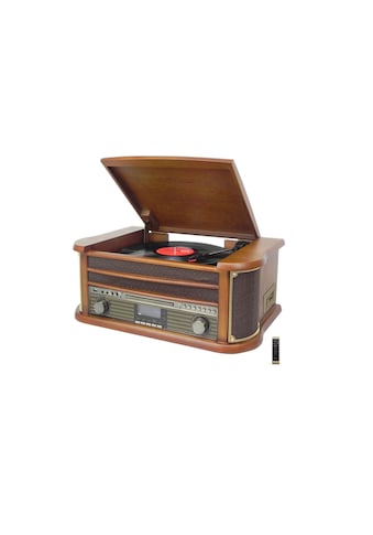 Soundmaster Stereoanlage »NR545DAB Braun Mehrfarbig«, (CD-Bluetooth Digitalradio... kaufen