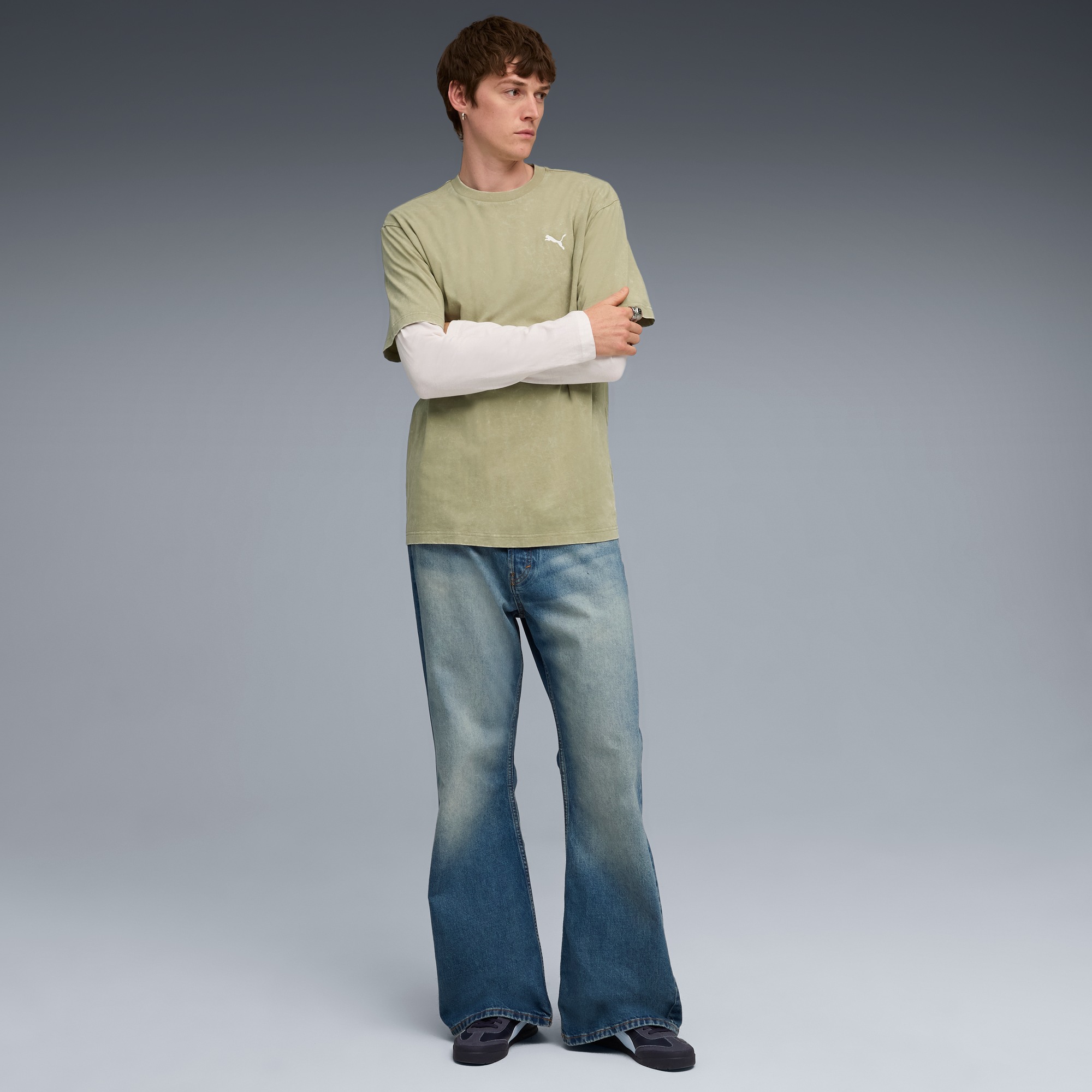 PUMA T-Shirt »ESS ELEVATED RELAXED WASH TEE«