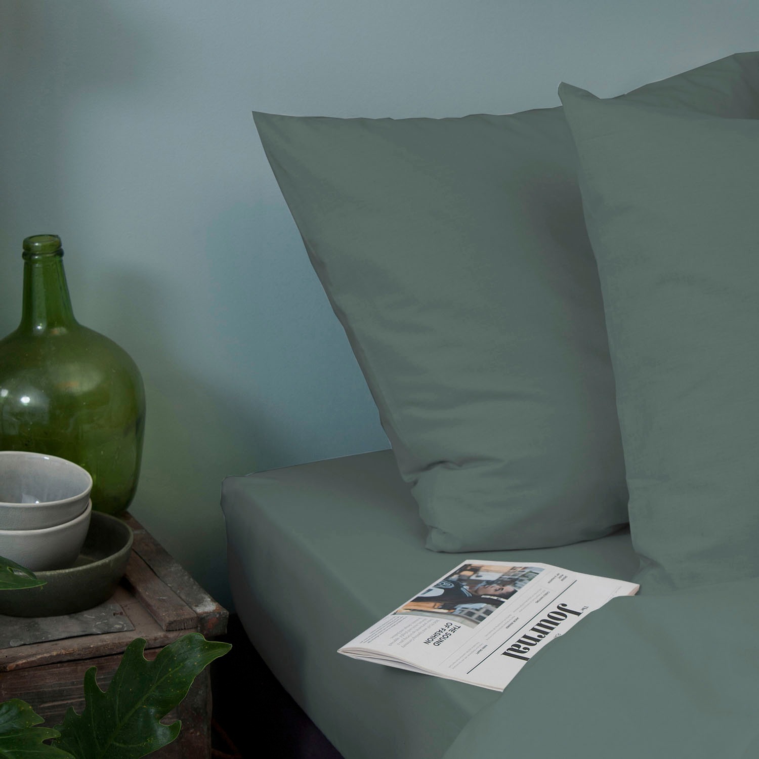 Cinderella Bettwäsche »Weekend in Gr. 135x200, 155x220 oder 200x200 cm« 2 Stk. tlg. Bettwäsche aus Baumwolle, Bettwäsche mit Reissverschluss