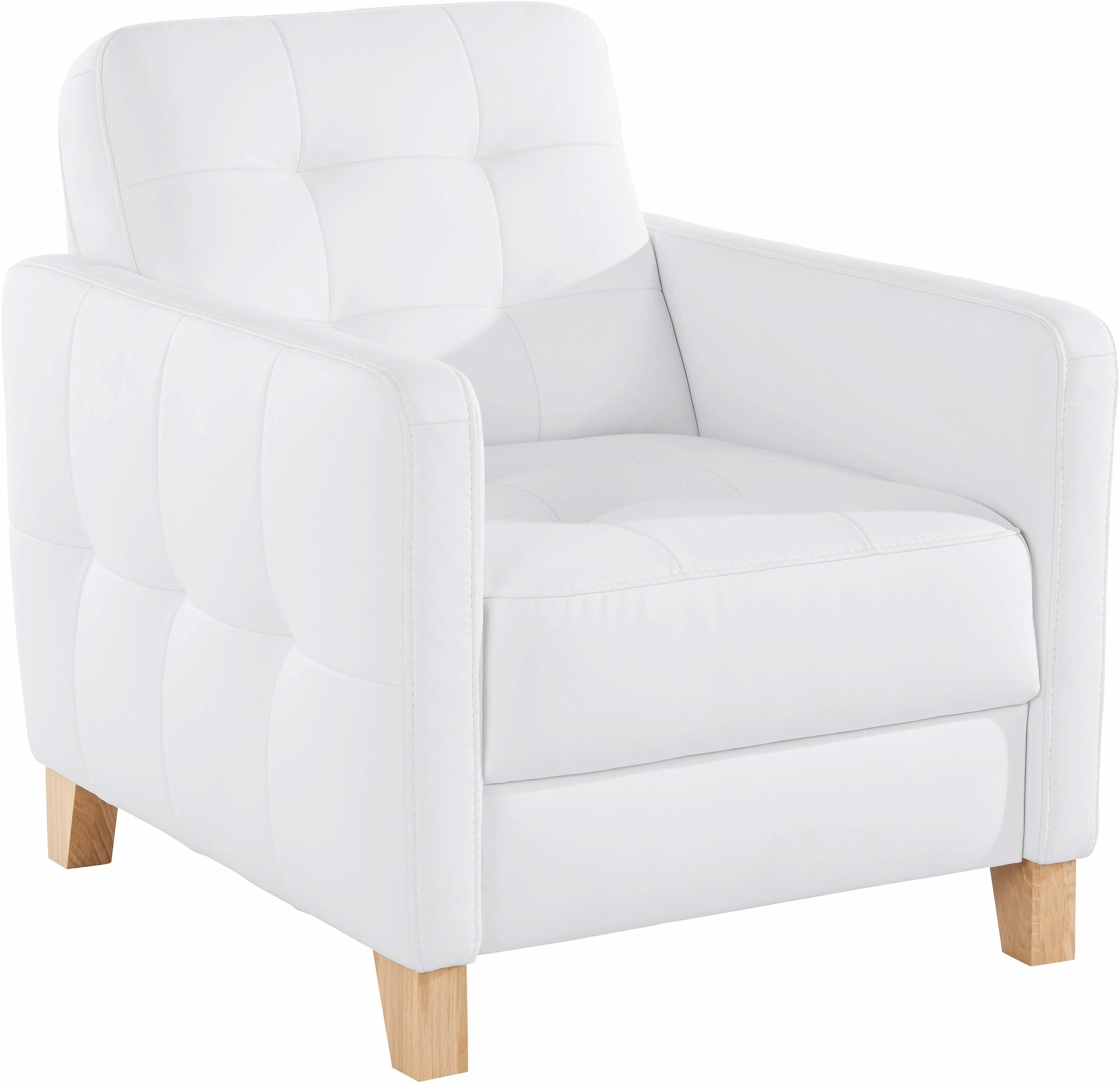 exxpo - sofa fashion Fauteuil »Elio, Loungesessel, aufwendige Detailverarbeitung, bequem und modern« hoher Sitzkomfort für entspannende Momente
