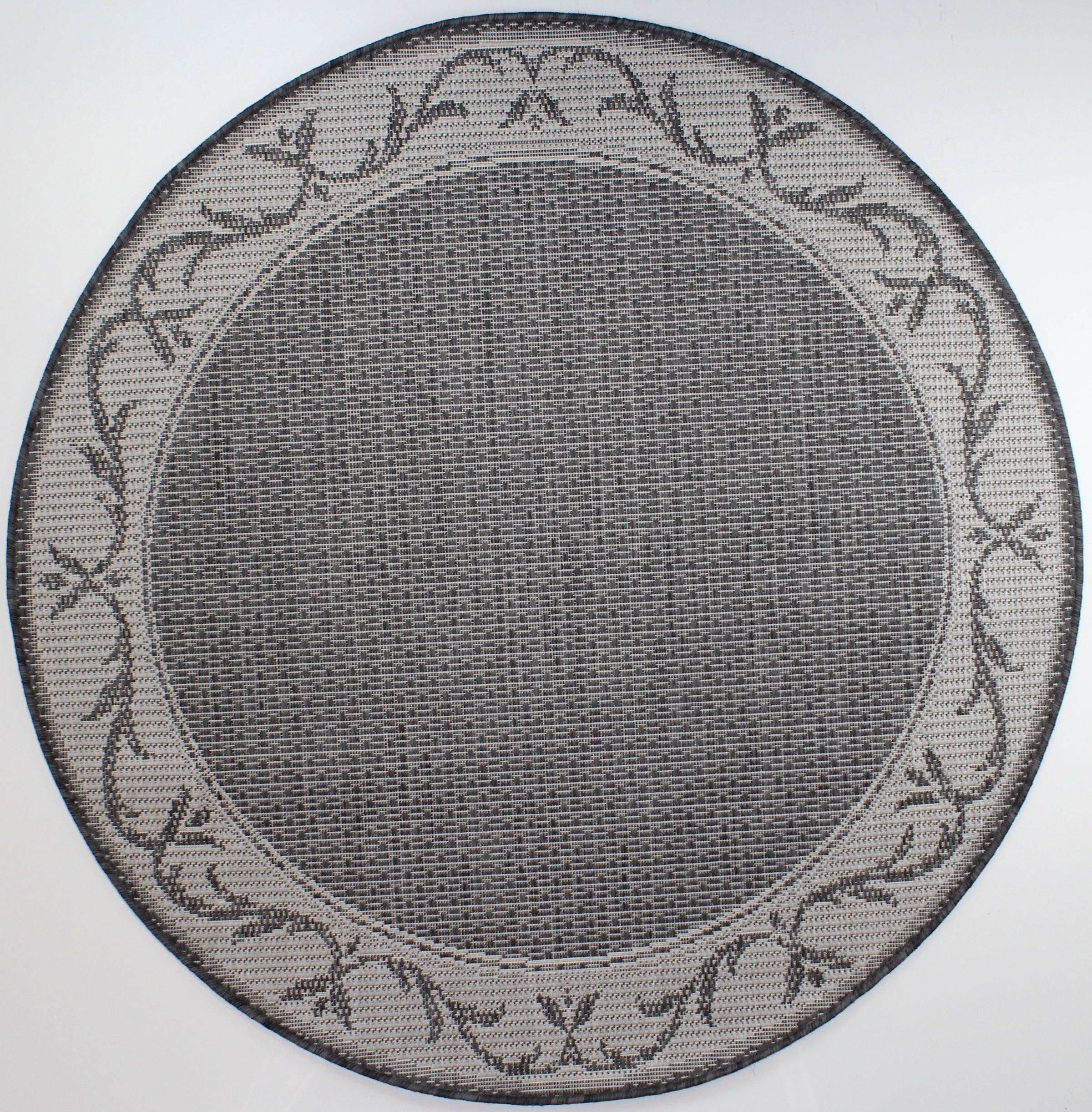 Image of Dekowe Teppich »Tornado«, rund, 6 mm Höhe, Flachgewebe, Wendeteppich, mit Bordüre, In- und Outdoor geeignet, Wohnzimmer bei Ackermann Versand Schweiz