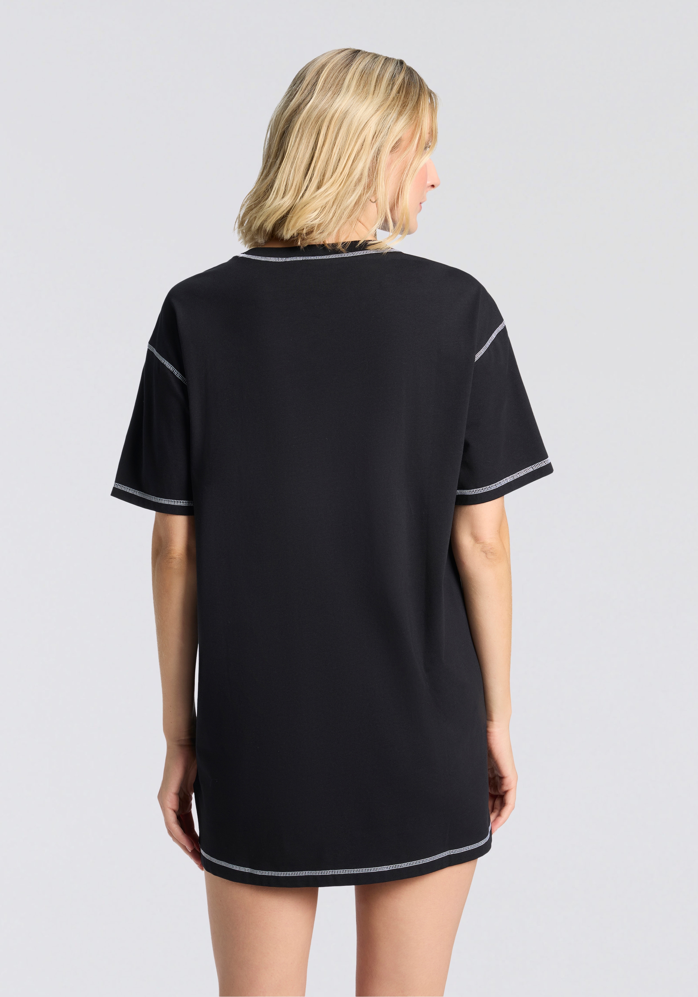 HUGO Underwear Nachthemd »NITE NIGHTY« kontrastfarbene Nähte