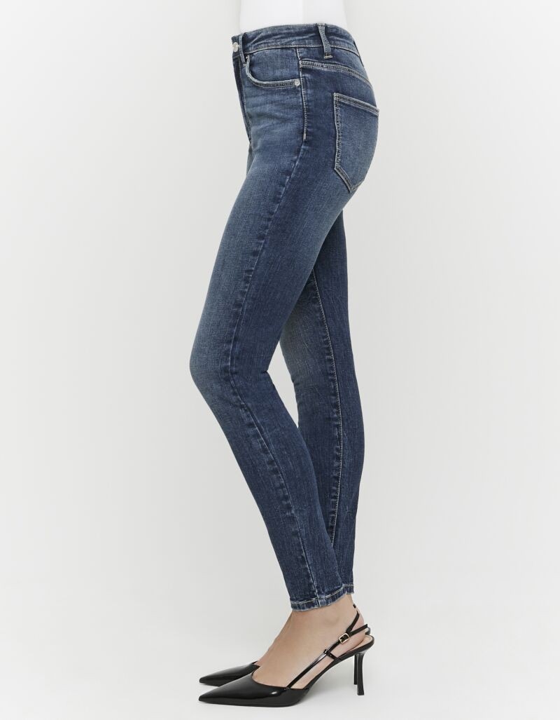 Image of Tally Weijl Skinny-fit-Jeans "SPADESMART6" Baumwollmischung, High Waist
