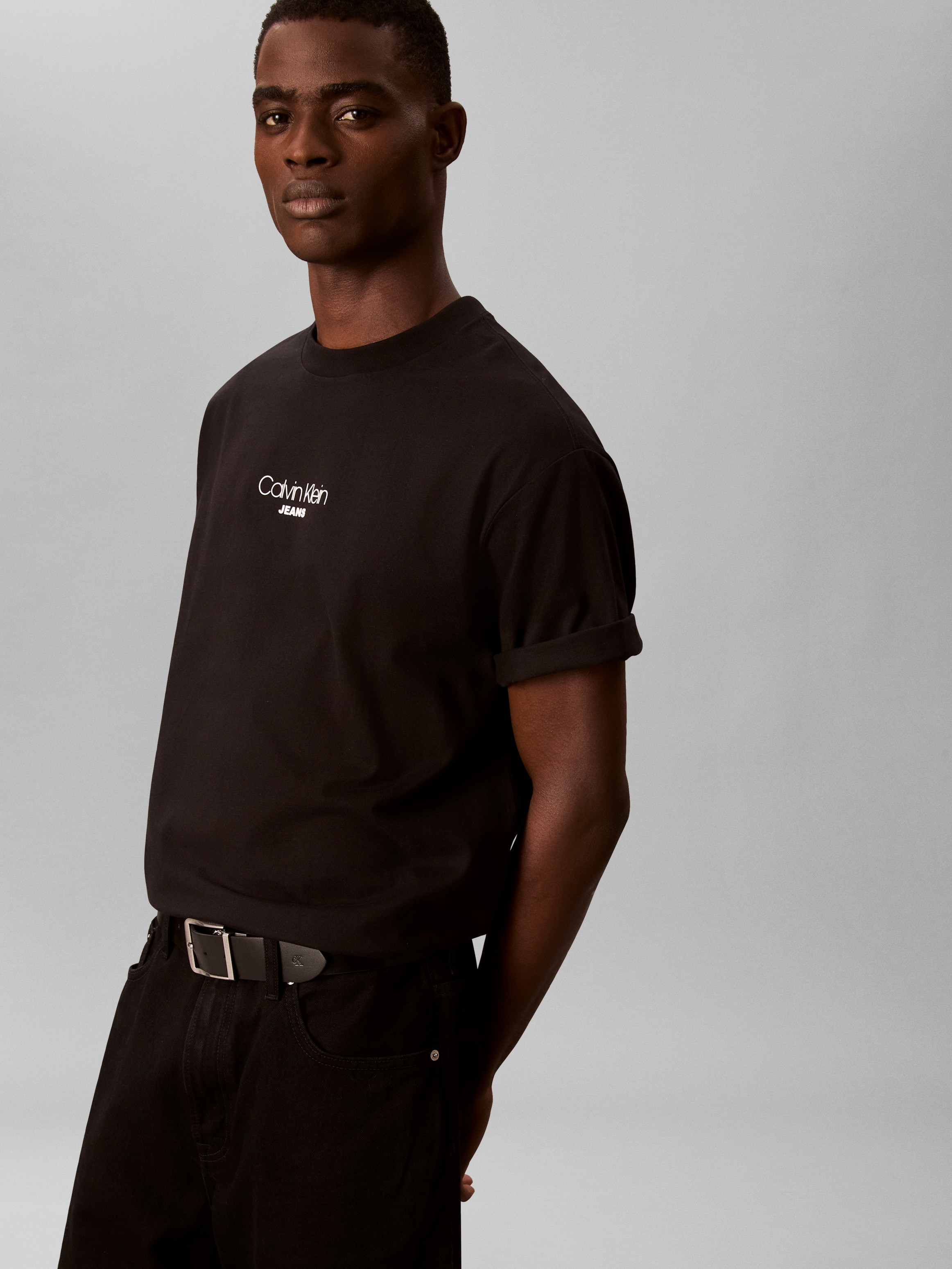 Calvin Klein Jeans T-shirt Relaxed Fit, Rundhalsausschnitt, Logoprint