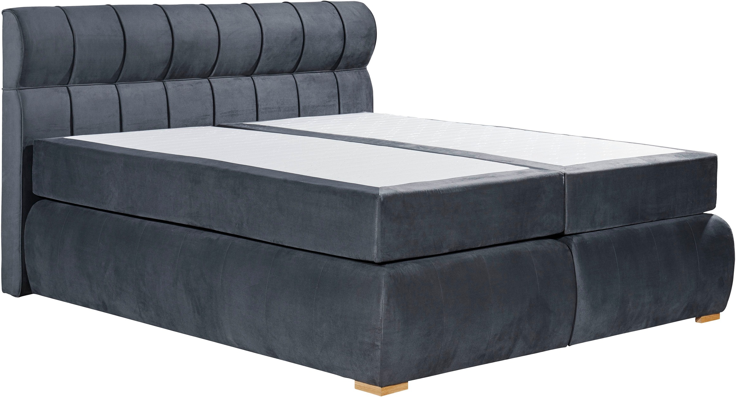 Places of Style Boxspringbett »Felicia«, in H4, inkl. Topper und Bettkasten