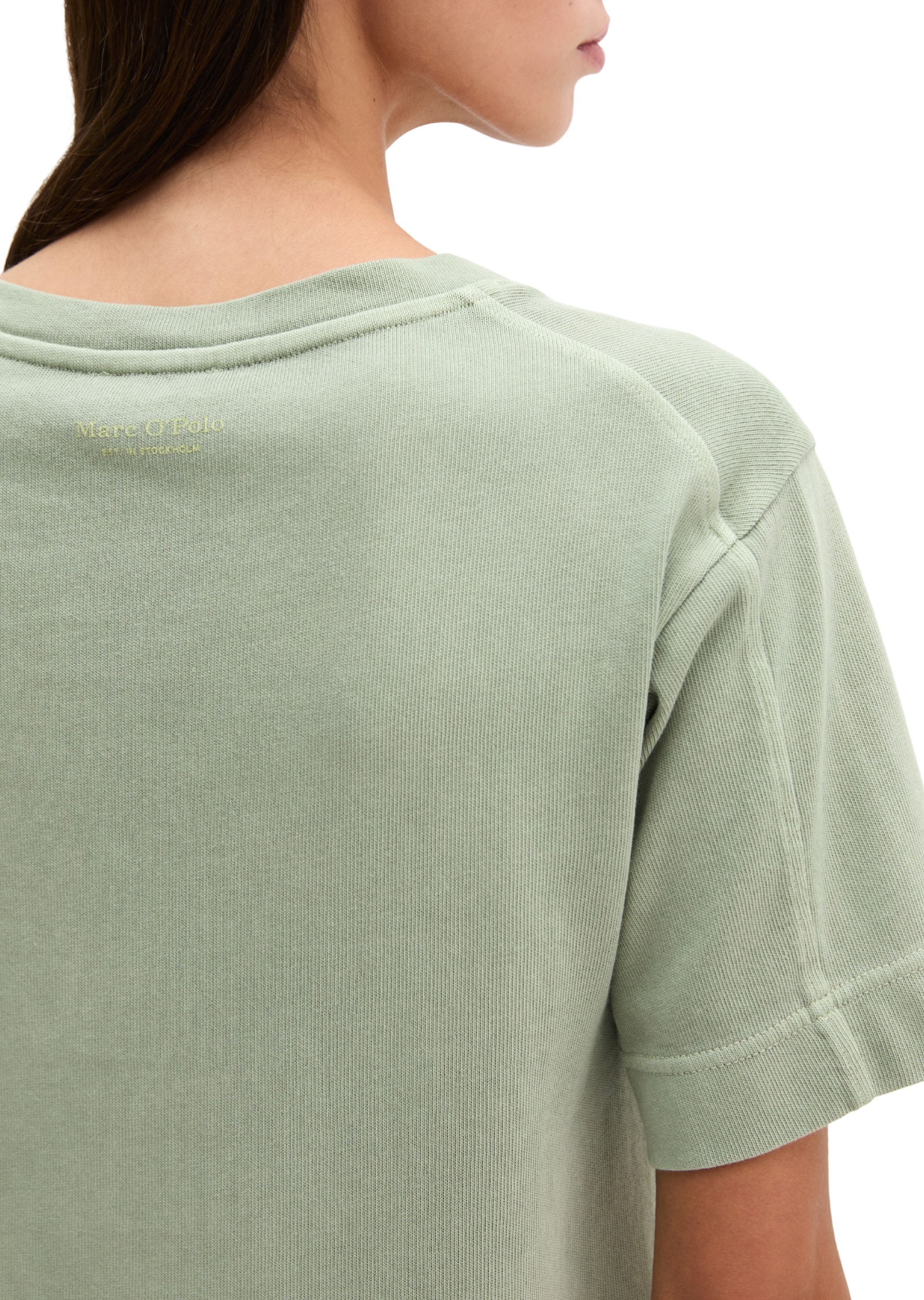 Marc O'Polo T-shirt loose fit mit aufgesetzter Satin-Tasche