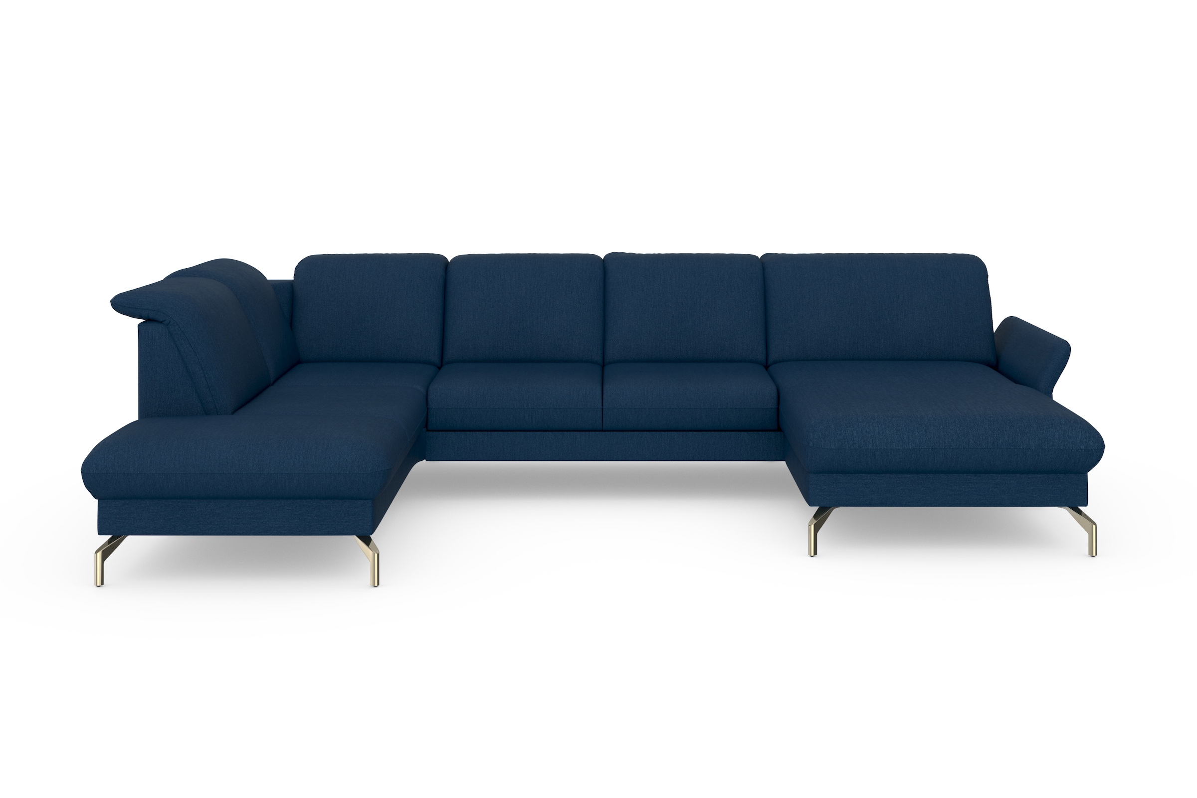 Image of sit&more Wohnlandschaft »Fashion«, wahlweise mit Kopfteilverstellung und Vorziehsitz, motorisch, mit satinierten Nickelfüssen bei Ackermann Versand Schweiz