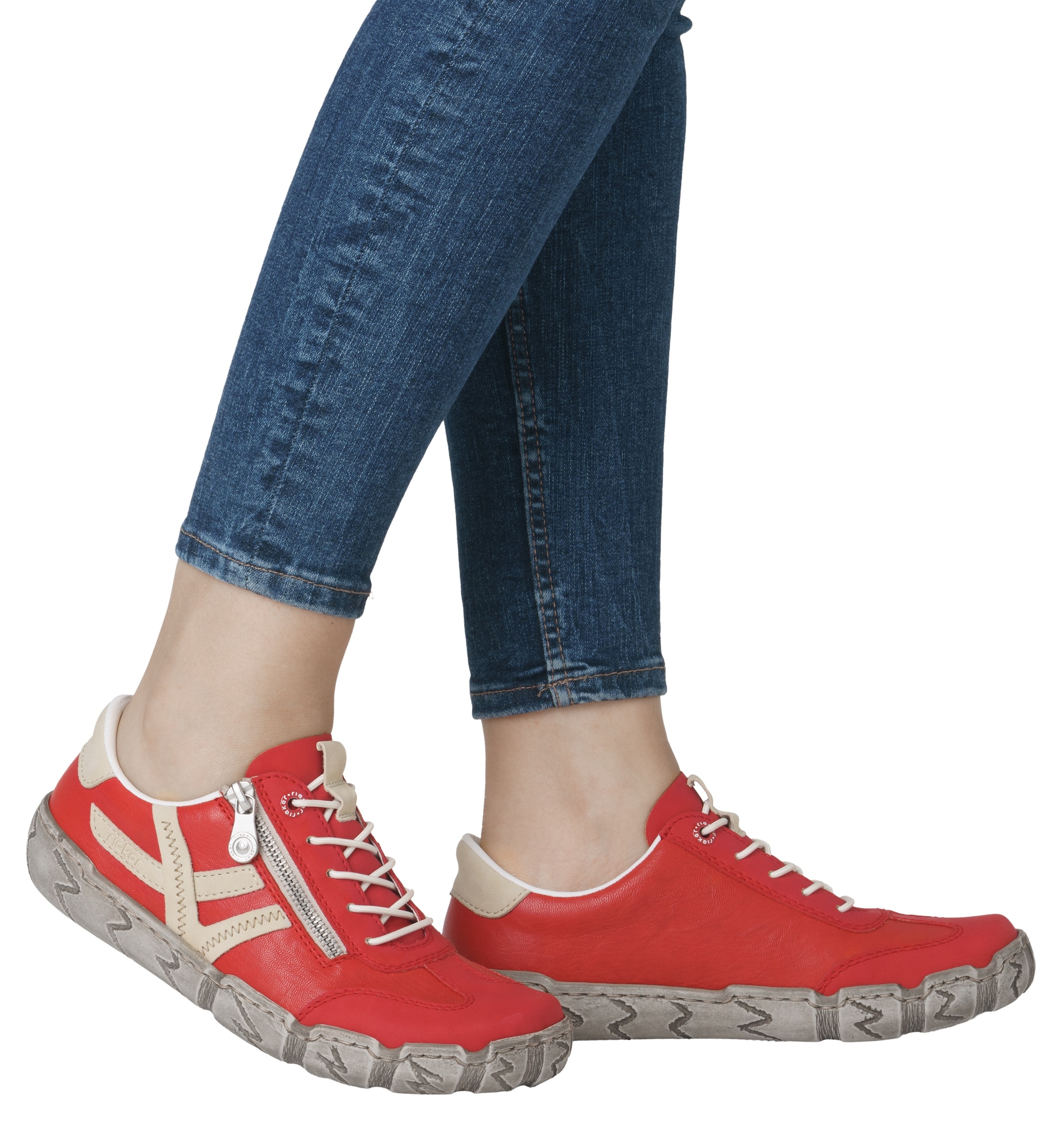 Rieker Baskets slip-on  , Halbschuh, Schlupfschuh, Freizeitschuh mit weicher Innensohle