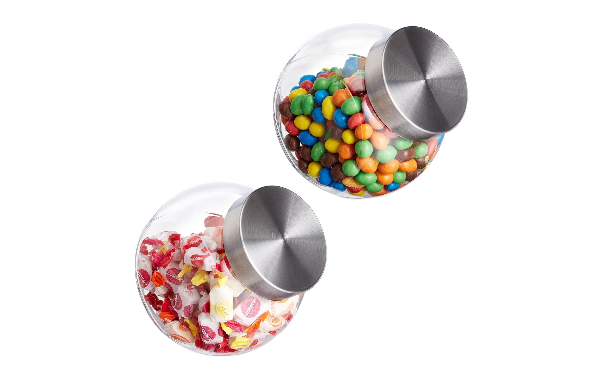 Image of relaxdays Vorratsglas "2er Set, 1,5 L" 1 Stk. tlg.