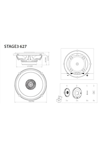 Auto-Lautsprecher »Stage3 6«