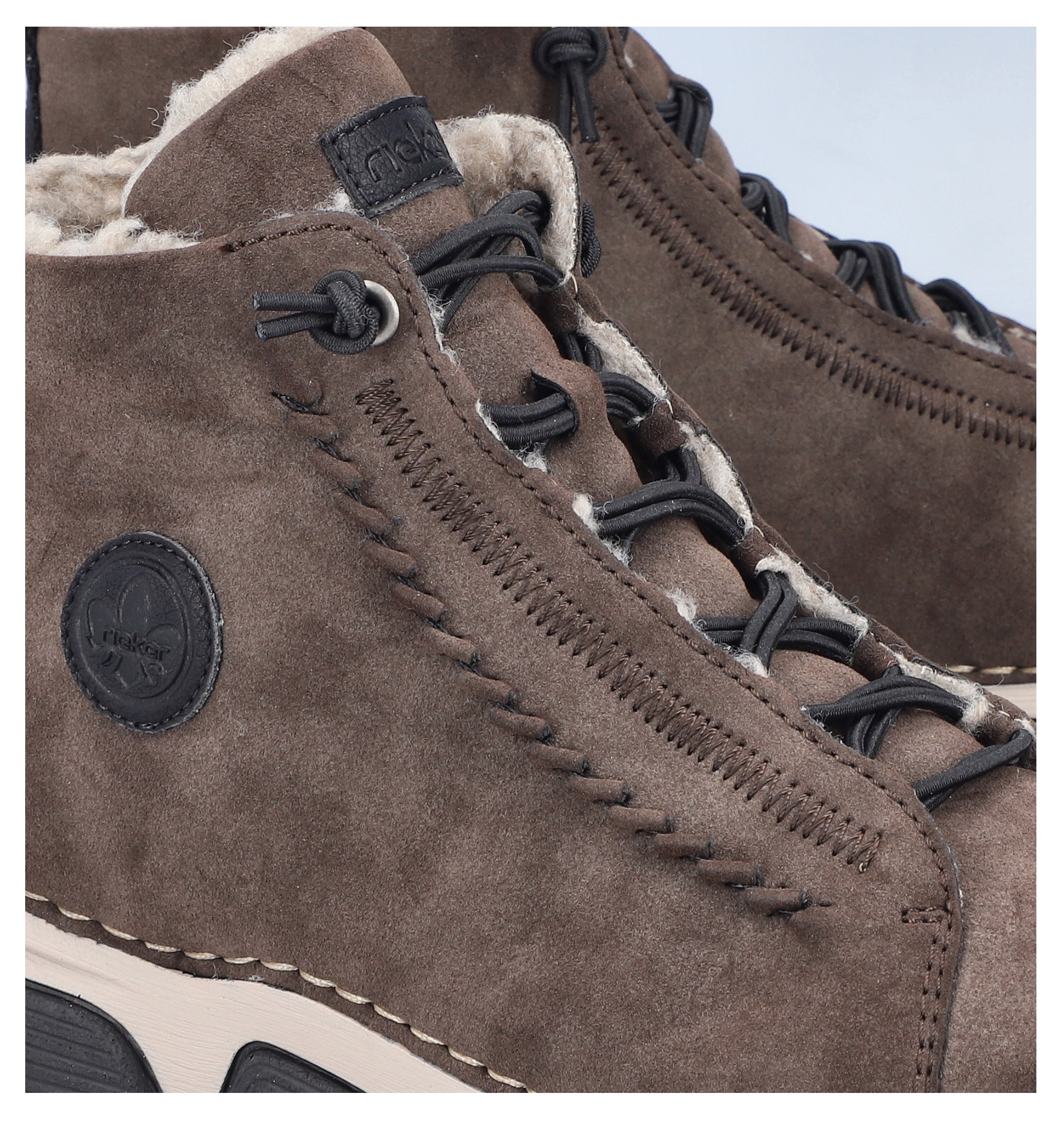 Rieker Bottes d'hiver  bottine d’hiver, bottes outdoor, doublure chaude, fermeture éclair intérieure