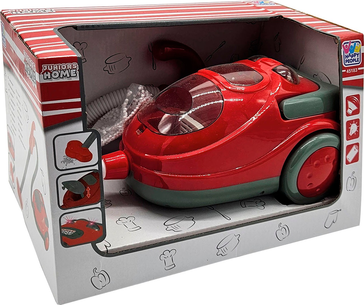 Happy People Kinder-Haushaltsset »Staubsauger und Putz-Set« mit Licht- und Soundeffekt