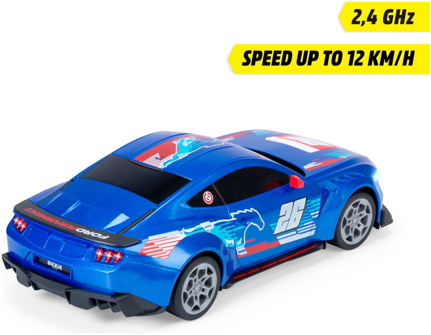 Dickie Toys Voiture RC »Ford Mustang Customized« mit Licht