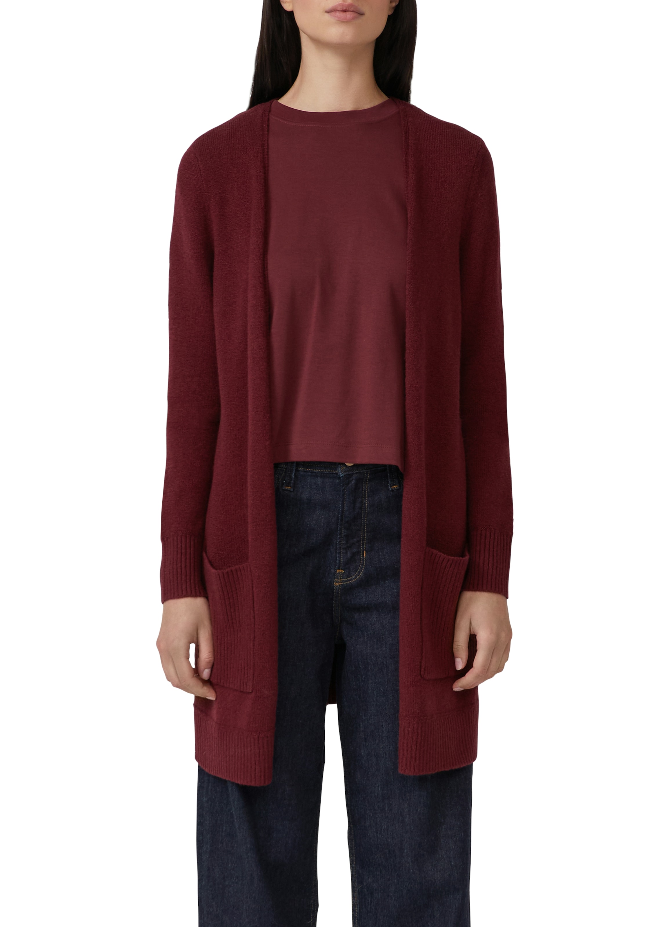 s.Oliver Veste en tricot avec poches appliquées
