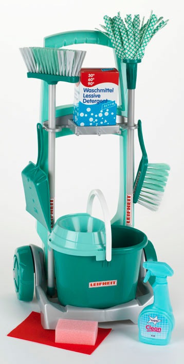 Image of Klein Kinder-Besenwagen »Leifheit Putzwagen mit Zubehör«, leicht zu montieren, Made in Germany bei Ackermann Versand Schweiz