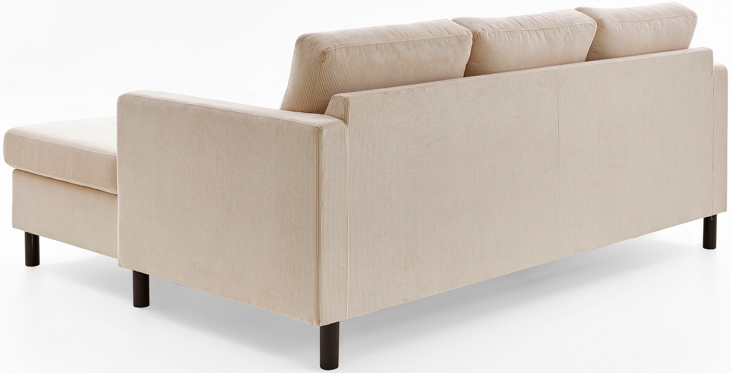 ATLANTIC home collection Ecksofa »Tea L-Form«, Ecksofa, frei im Raum stellbar und Recamiere beidseitig montierbar