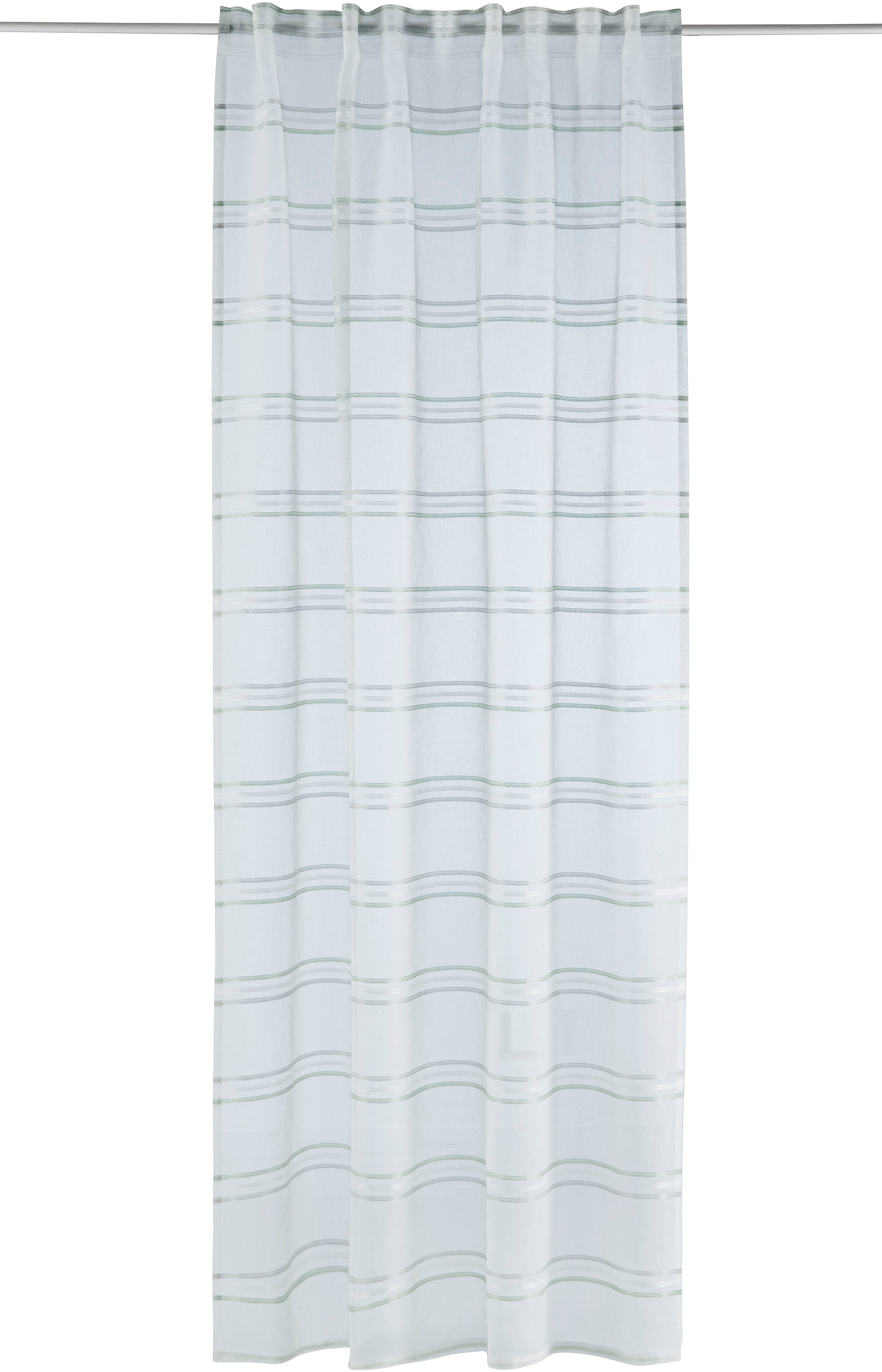 GOODproduct Rideau »Sirii« Bande multifonctionnelle 1 cuis tlg. Halbtransparent, angenehme Haptik, mit Querstreifen, modern