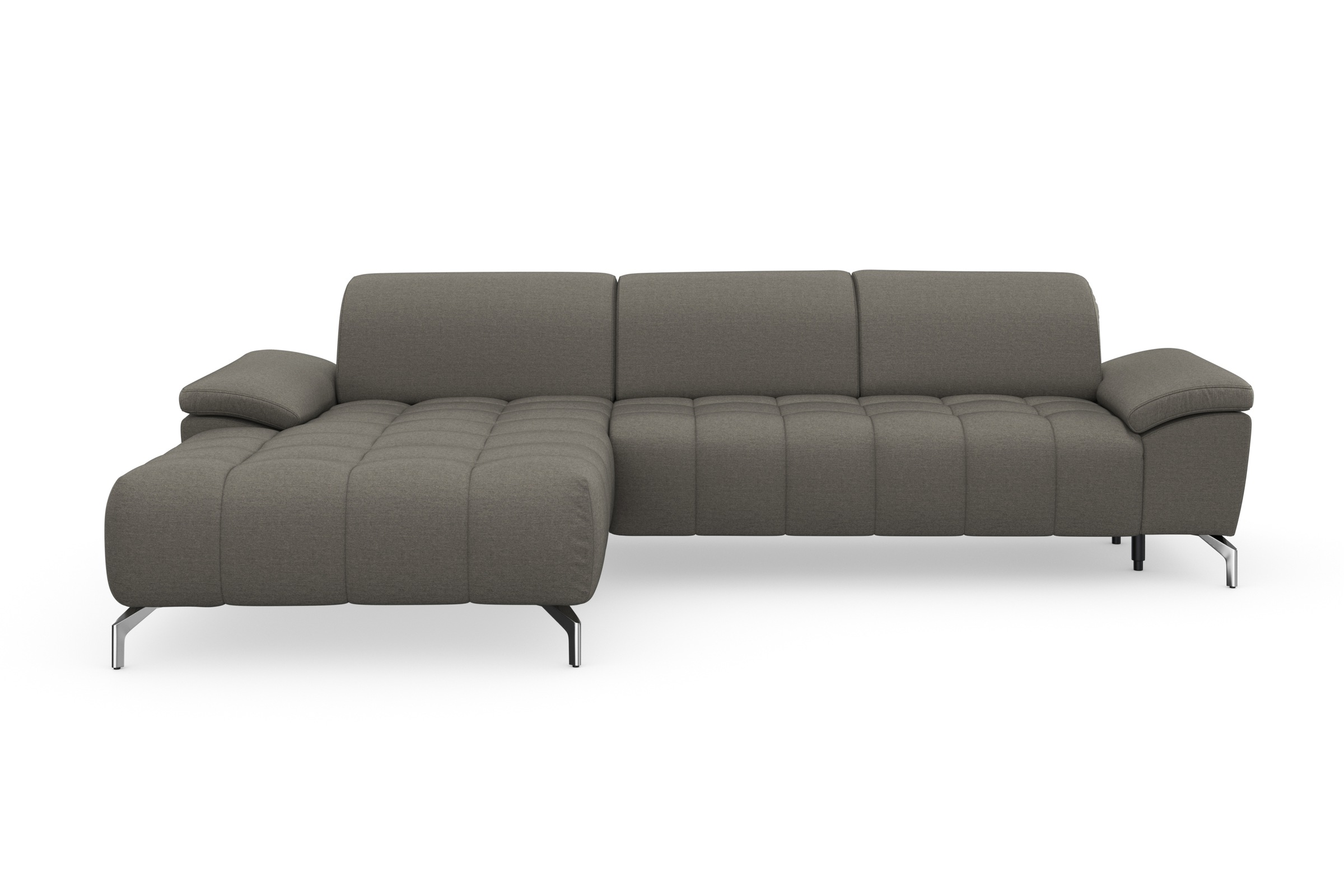 sit&more Ecksofa »Cool L-Form«, wahlweise mit Kopfteilverstellung und Vorziehsitz, motorisch