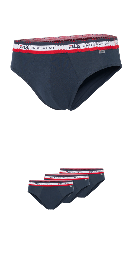 Fila Slip »MAN BRIEF«, (3er Pack), mit feuchtigkeitsableitenden Eigenschaften