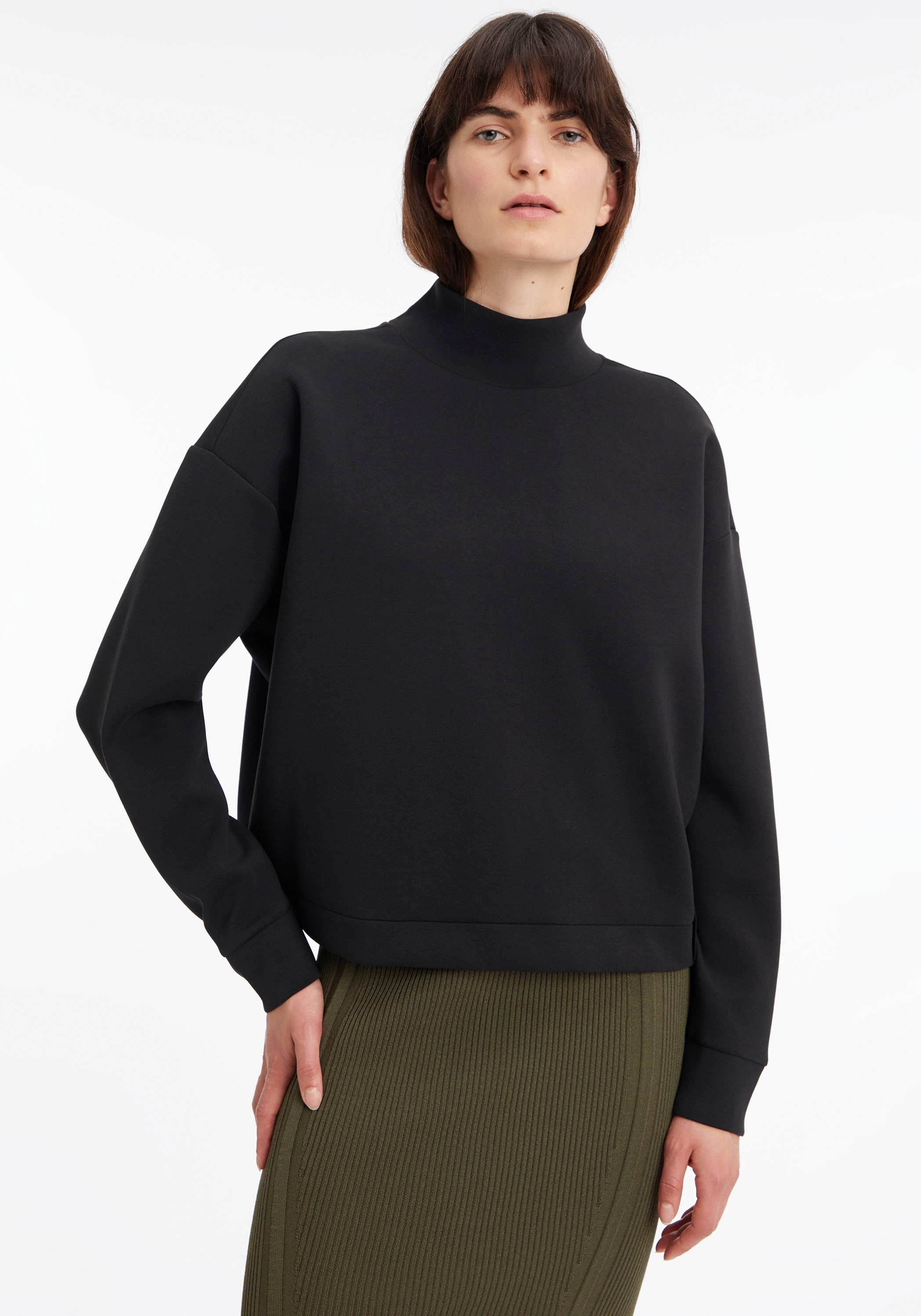 ♕ Calvin Klein Sweatshirt Stehkragen hohem »MINIMAL SWEATSHIRT«, kaufen versandkostenfrei HIGH-NK LOGO mit