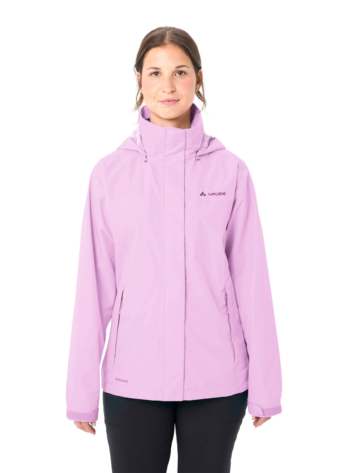 VAUDE Veste de pluie »Women's Escape Light Jacket« mit Kapuze für Wandern und Trekking, atmungsaktives Material, wasserdicht