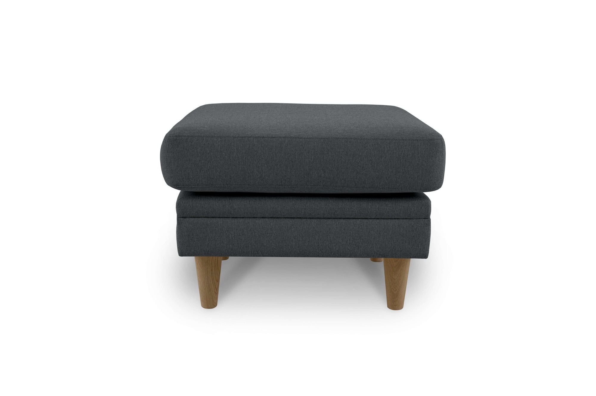 Home affaire Polsterhocker »Arellano, Breite 63 cm«, klassisches Design, mit Massivholzfüssen, Webstoff fein