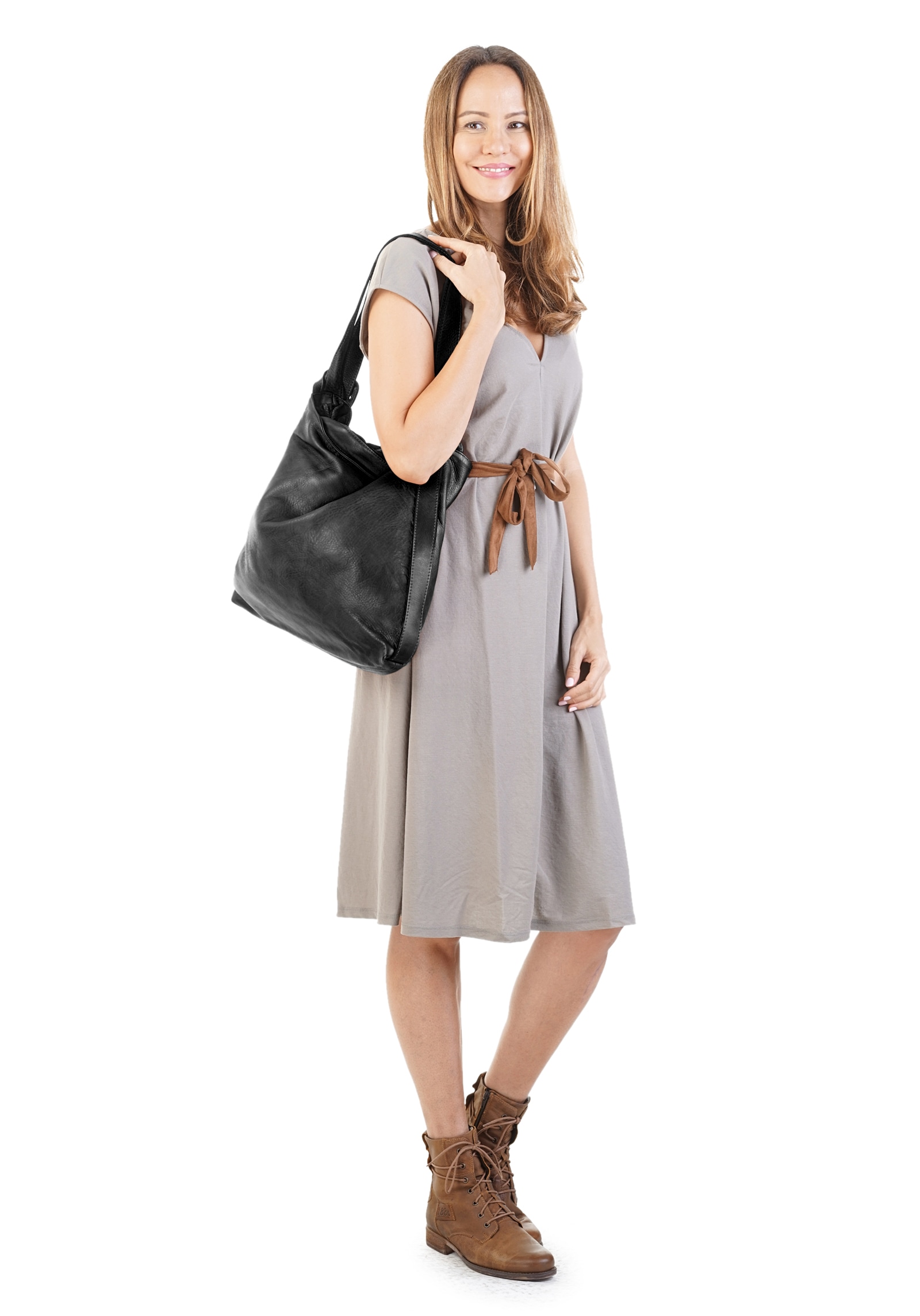 forty° Shopper echt Leder, Made in Italy