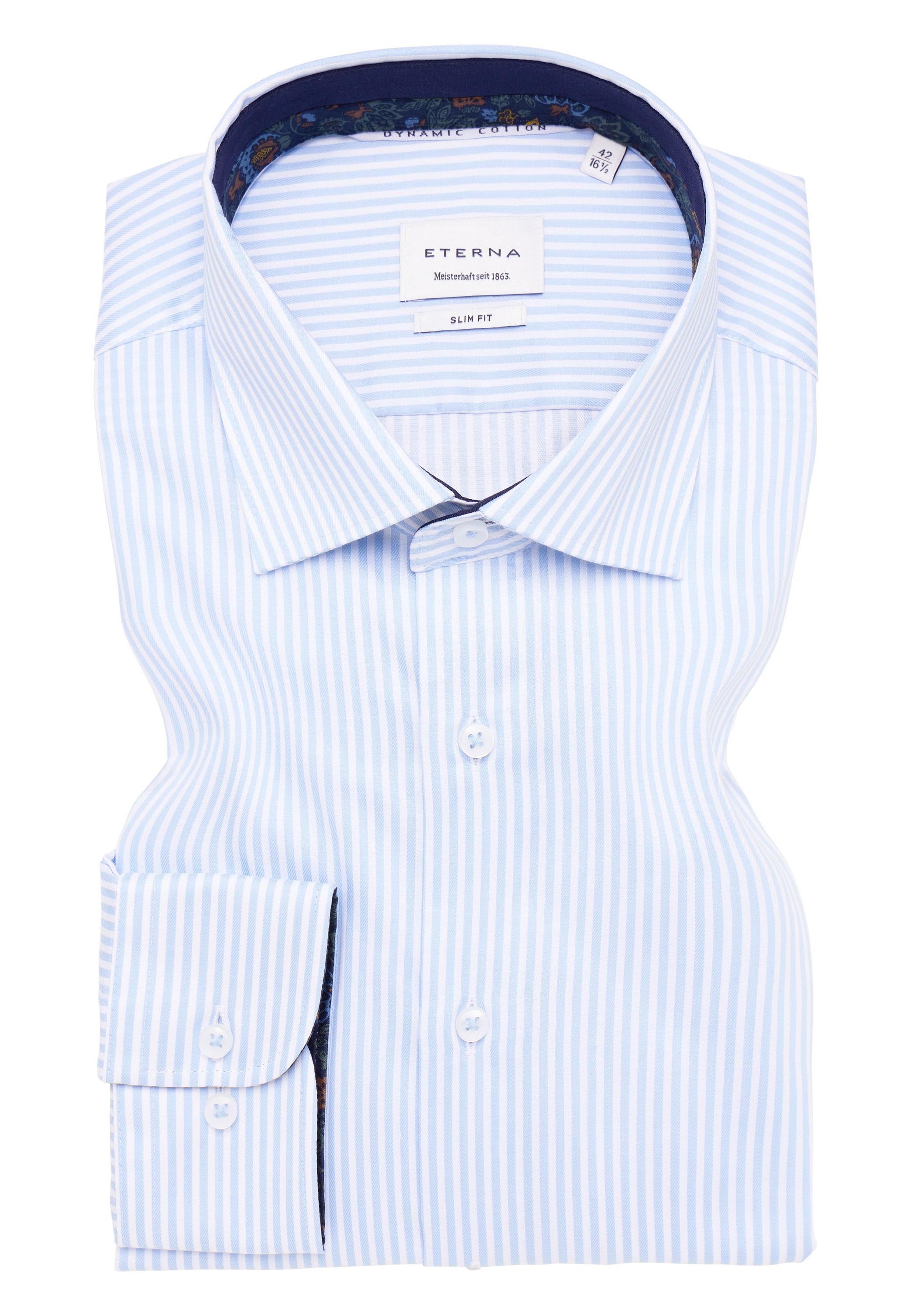 Eterna Langarmhemd »SLIM FIT« NON IRON (bügelfrei)