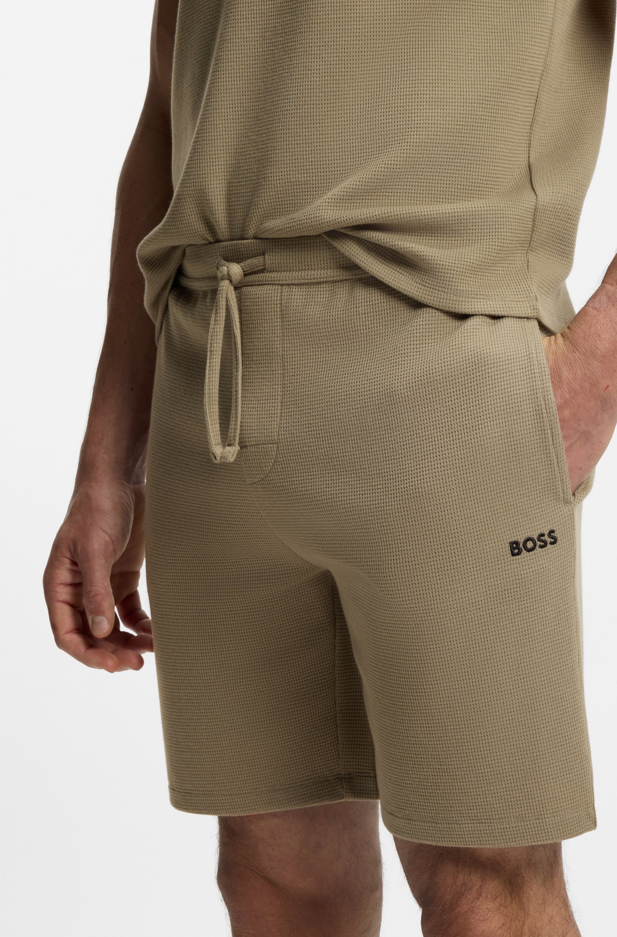 BOSS Pyjamashorts »Waffle Shorts«