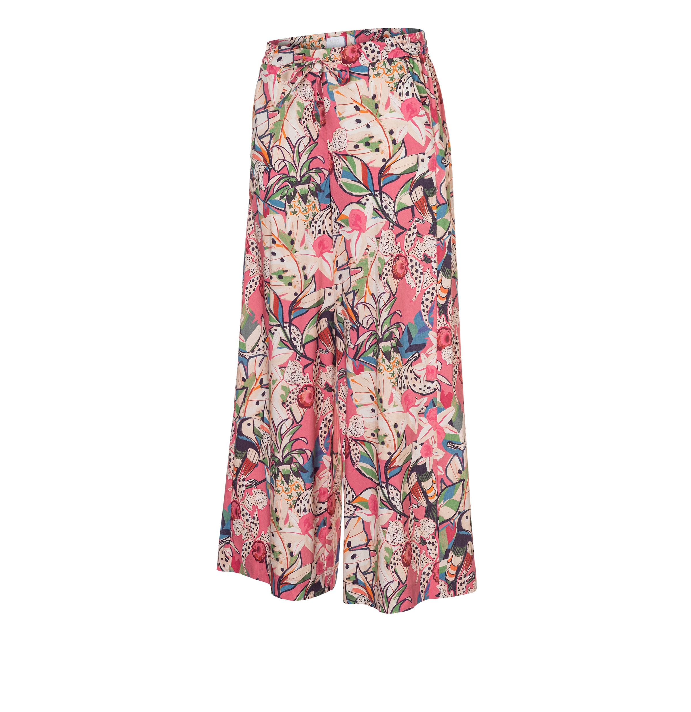 MAC Stoffhose »CALLIE cropped«  mit floralem Muster