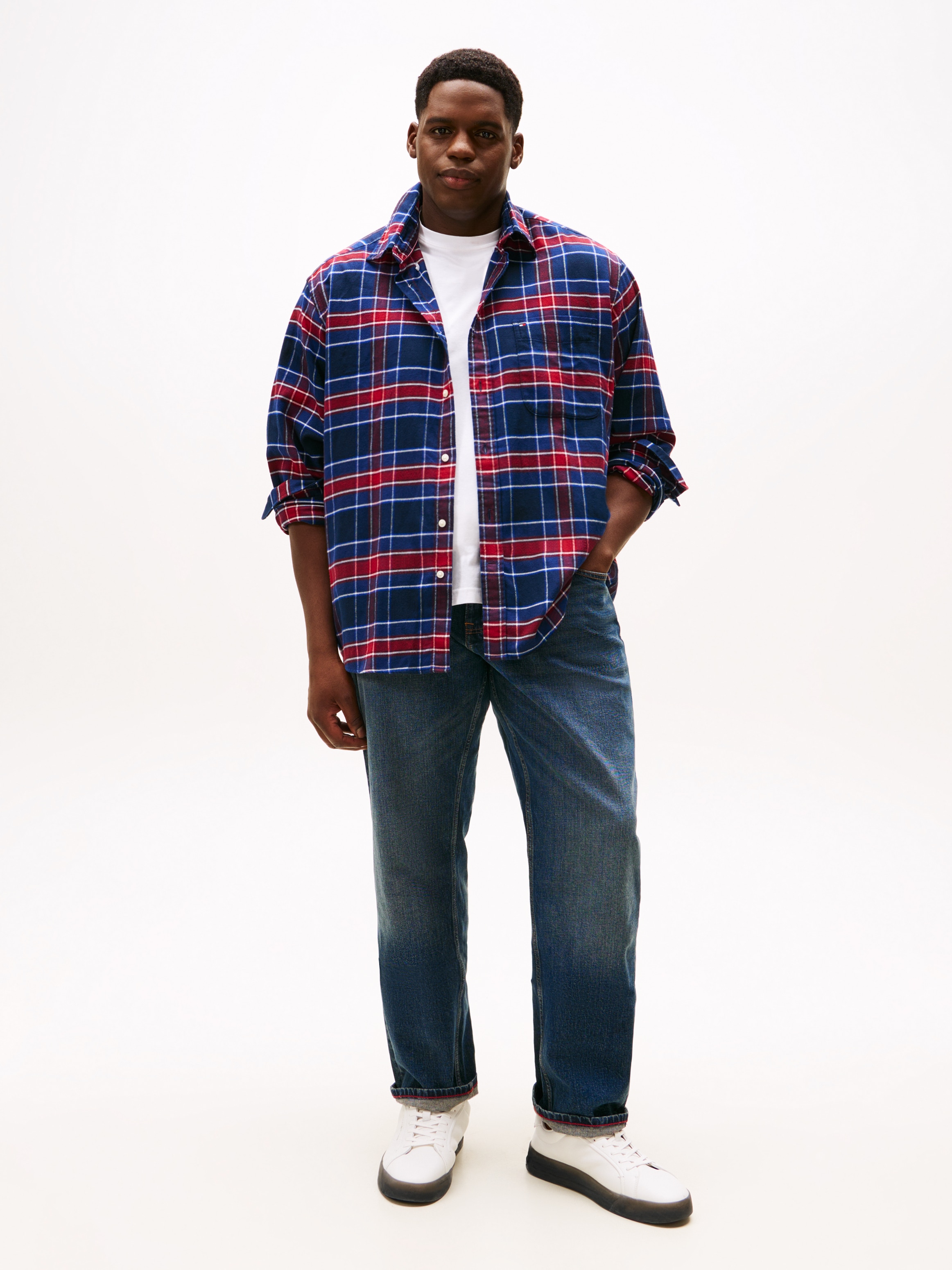 Tommy Hilfiger Big & Tall Flanellhemd »FLANNEL TARTAN CHECK«, Grosse Grössen