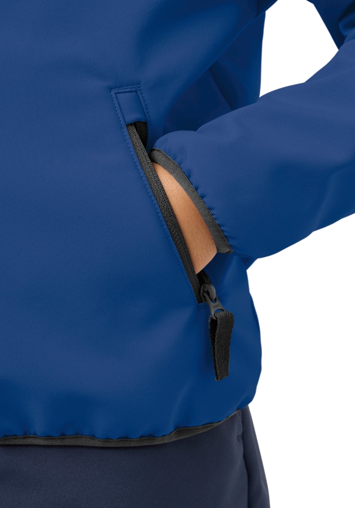 Jack Wolfskin Veste softshell »FOURWINDS JACKET KIDS« mit Kapuze