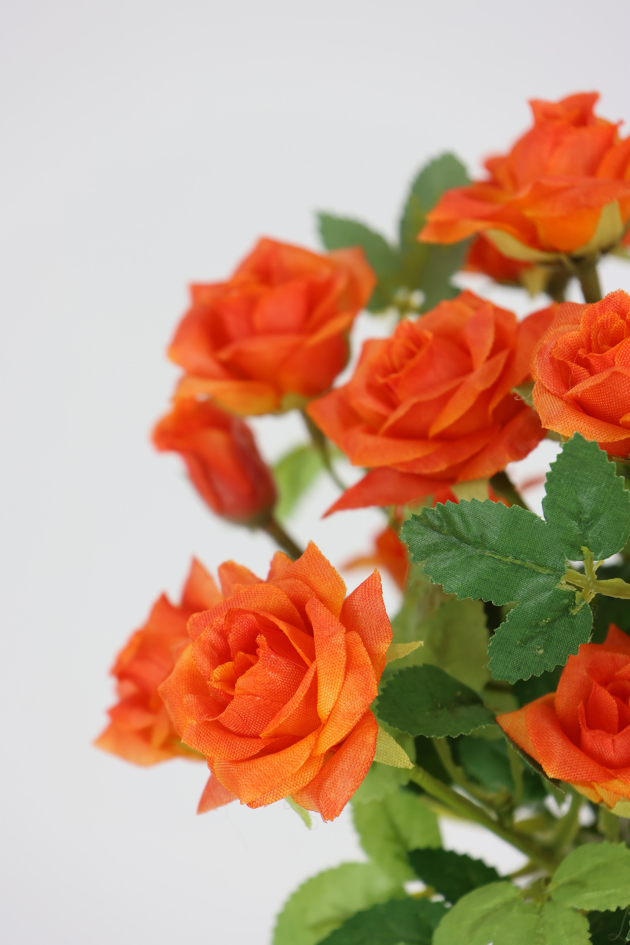 I.GE.A. Fleur artificielle »Wildrosen Busch im Topf« Rosen Kunstrosen Kunstpflanze Blumen Künstliche Hochzeitsdeko