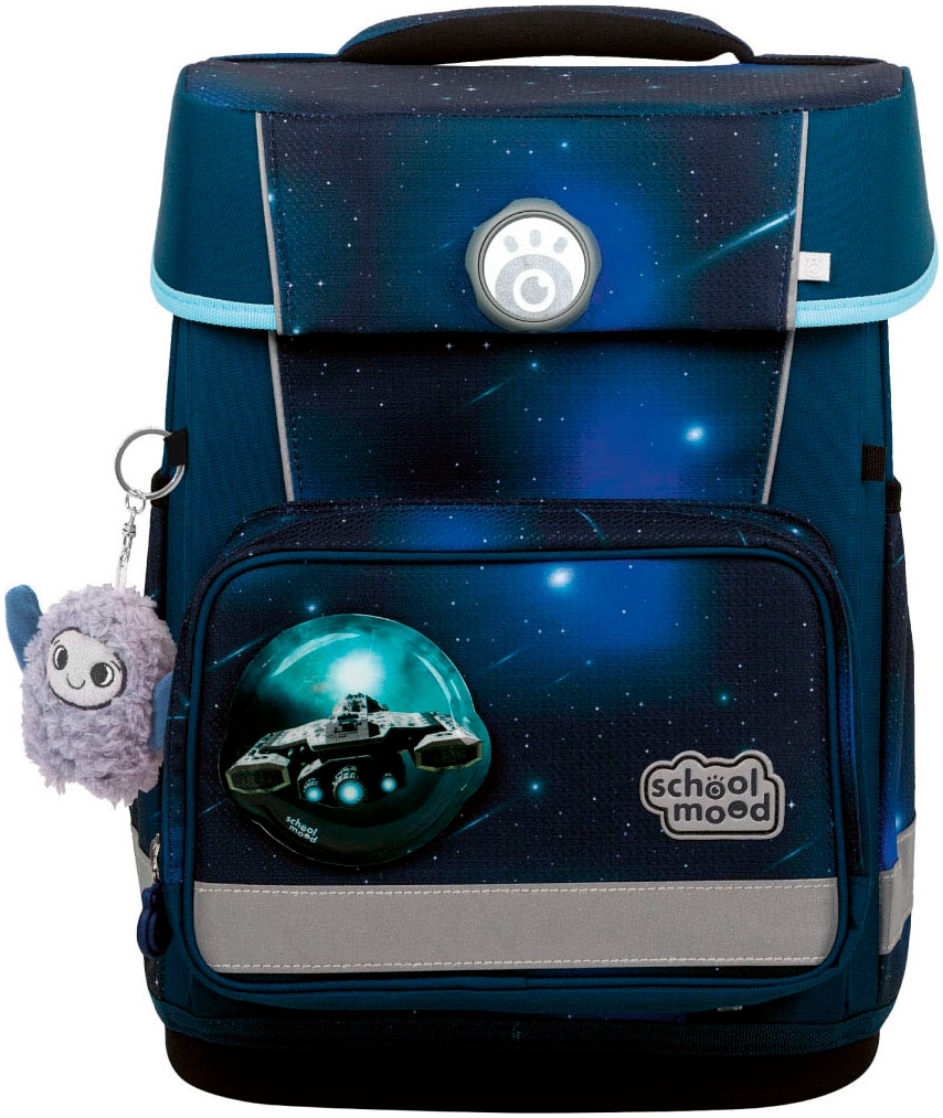 SCHOOL-MOOD® Schulranzen »Champion Pro« retroreflektierende Flächen mit LED-Patchy