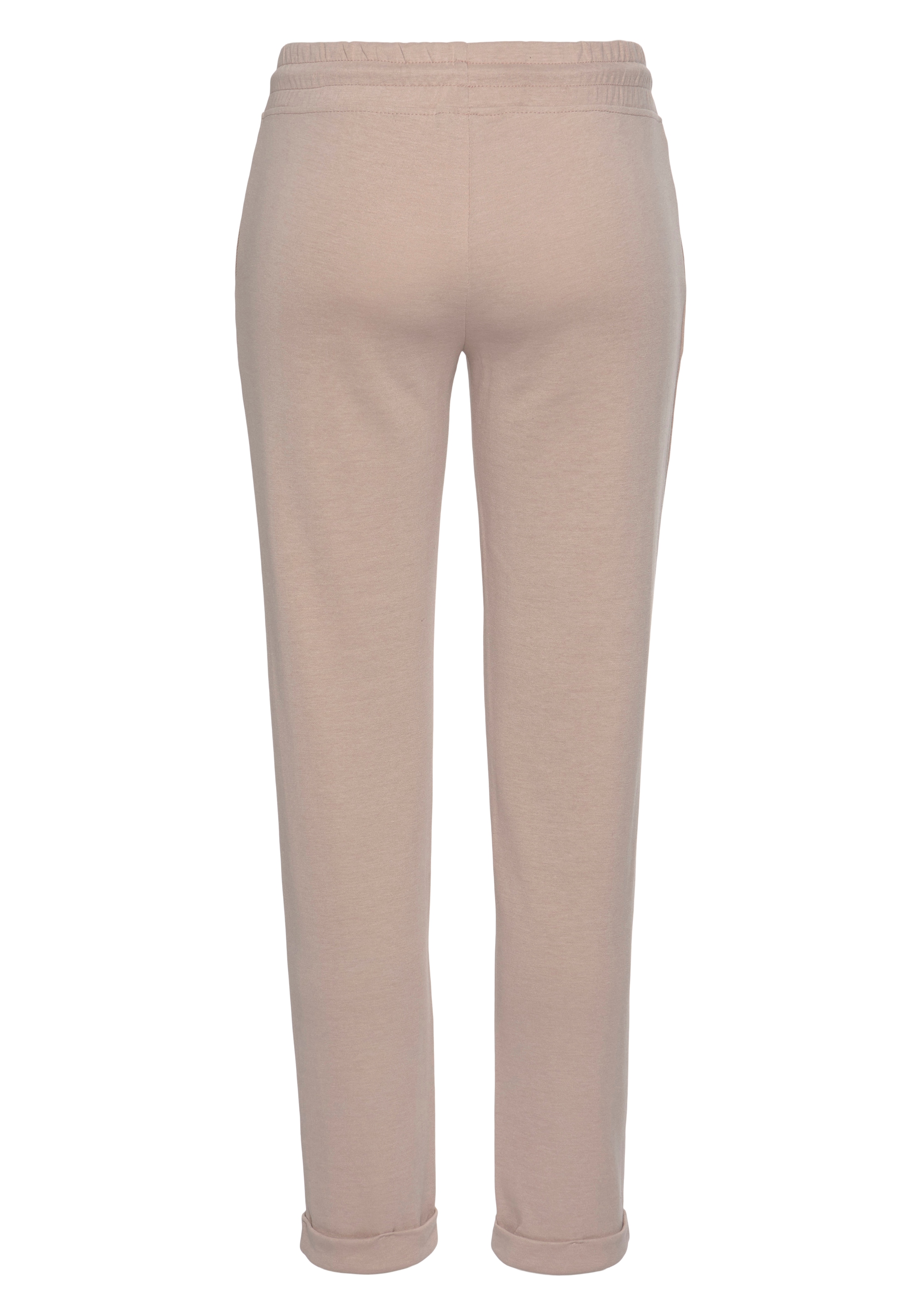 H.I.S Sweathose, Schlupfhose mit kleinem Aufschlag am Saum, Loungewear