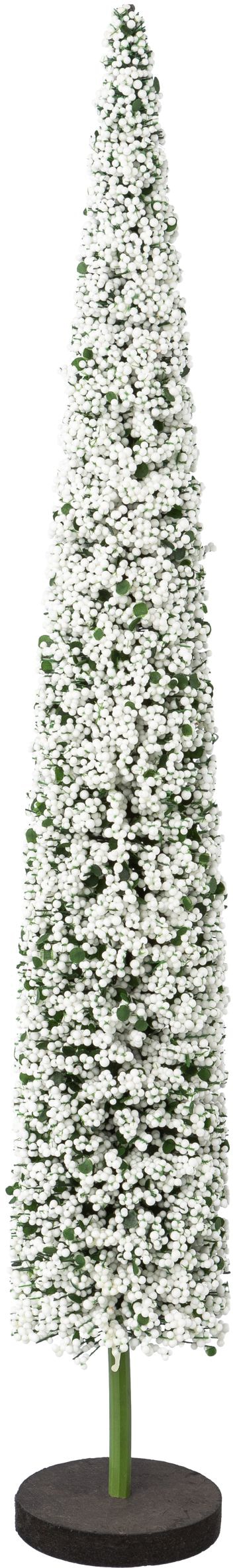 Image of Creativ deco Dekobaum "Weihnachtsdeko" auf hochwertiger Holzbase, mit Perlen verziert, Höhe 60 cm