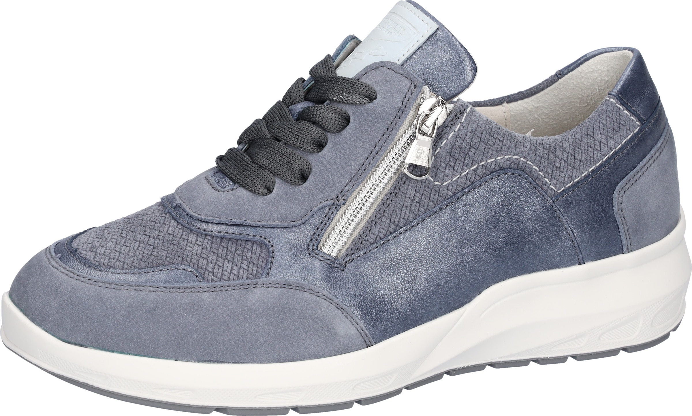Waldläufer Schnürschuh »M-TONIA«  Schnürschuh, Halbschuh, Komfortschuh mit Reissverschluss, M-Weite