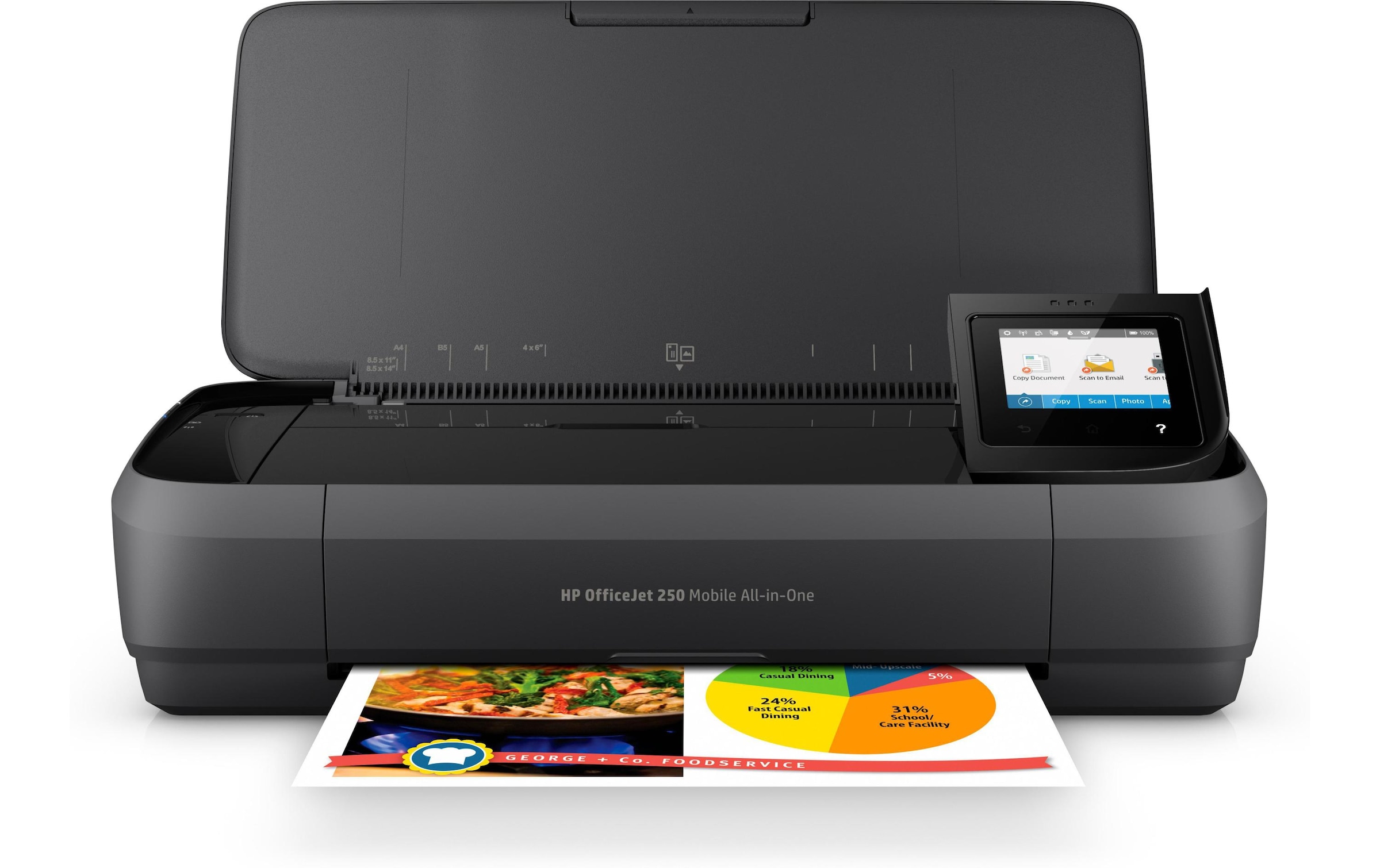 HP Tintenstrahldrucker »ker OfficeJet 250 Mobile All-i«