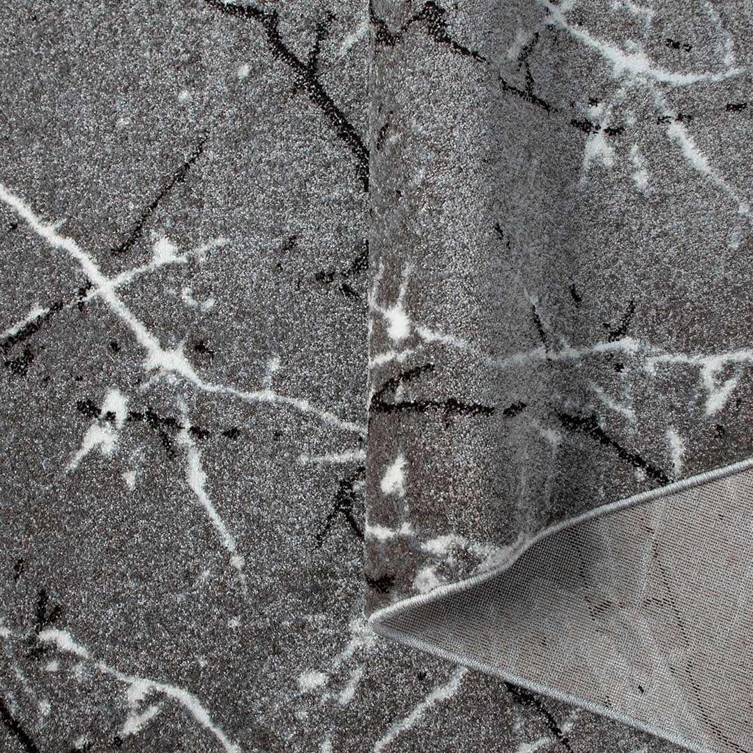 GOODproduct Teppich »Tjara« rechteckig 9 mm Höhe Marmor-Design, mit besonders weichem Flor, Kurzflor, dichte Qualität