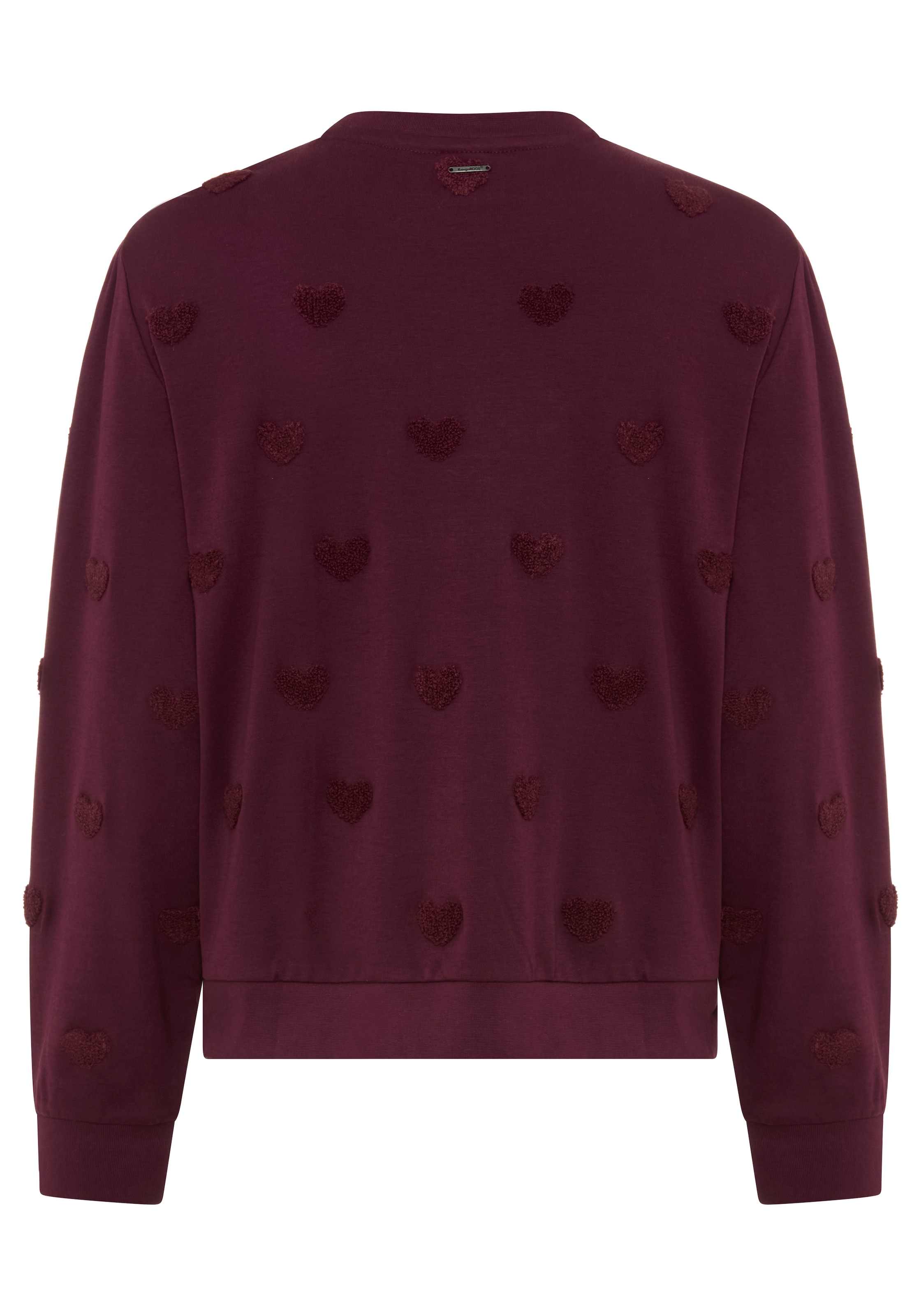 KangaROOS Sweat-shirt , avec encolure ronde et bordure, coupe confortable
